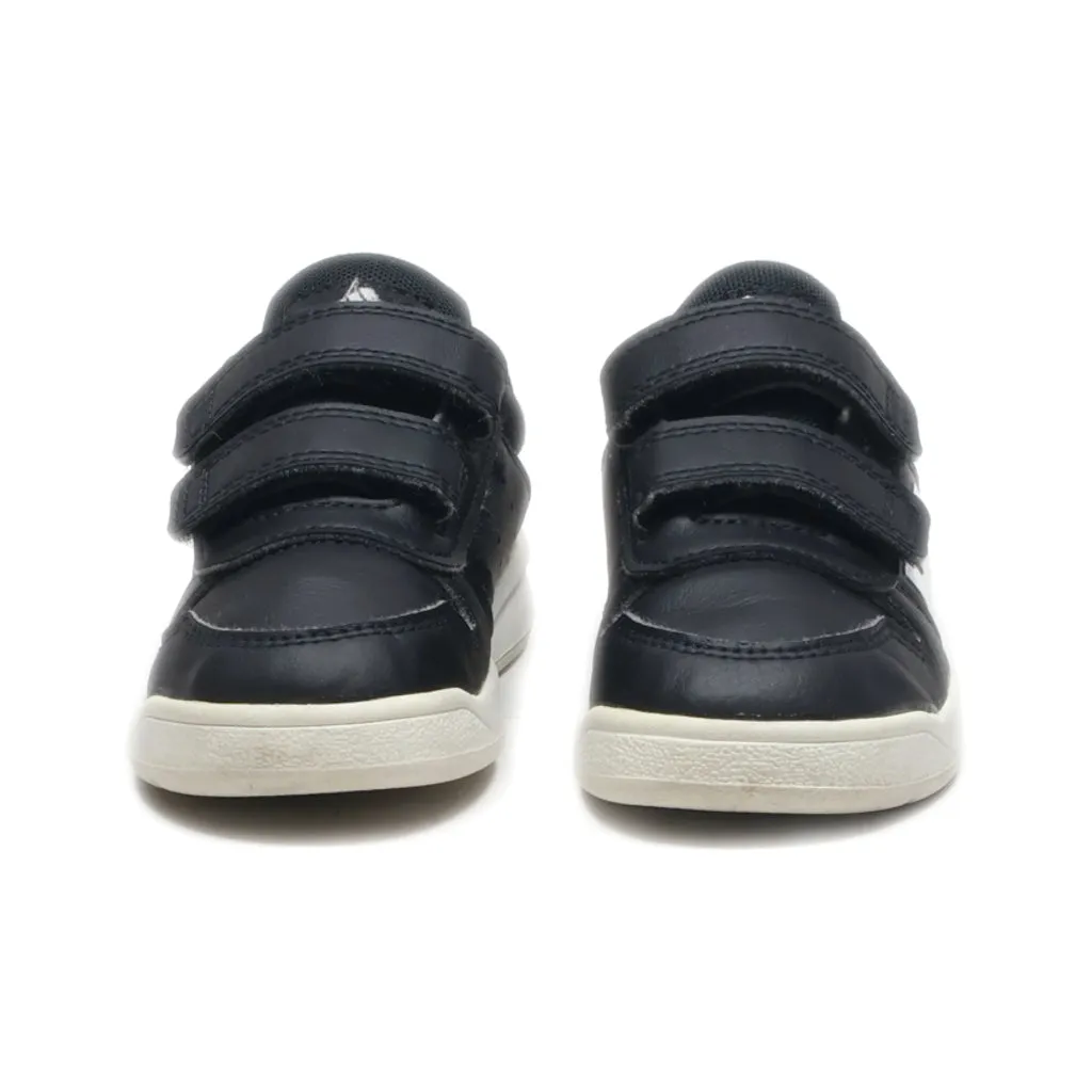 Adidas Kids' Tensaur Shoes Sneakers Leather Black Colour For Kids