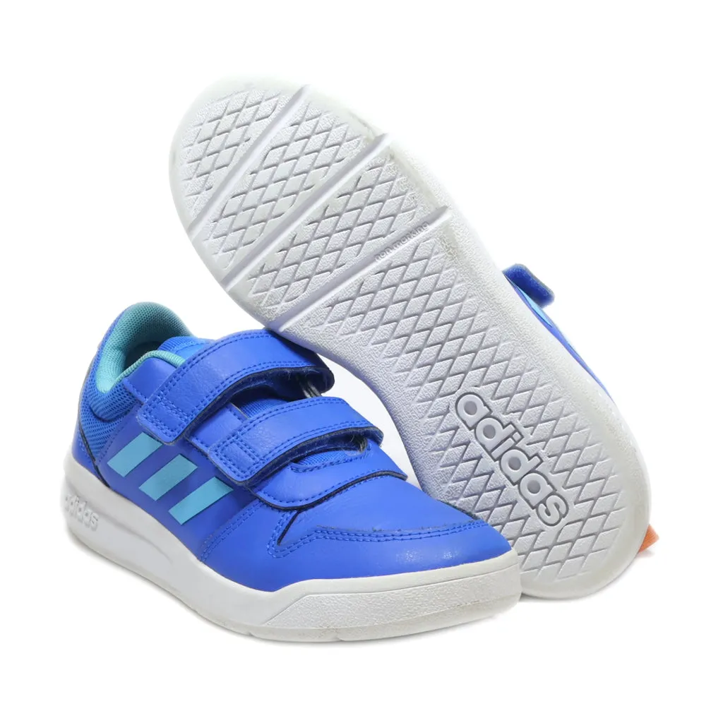 Adidas Tensaur C Jr Sport Shoes Leather Blue Colour For Kids