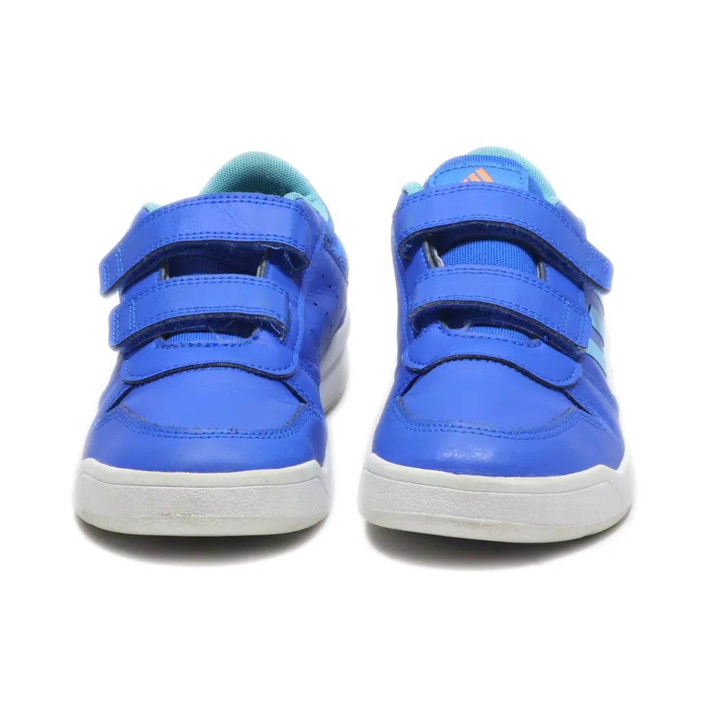 Adidas Tensaur C Jr Sport Shoes Leather Blue Colour For Kids