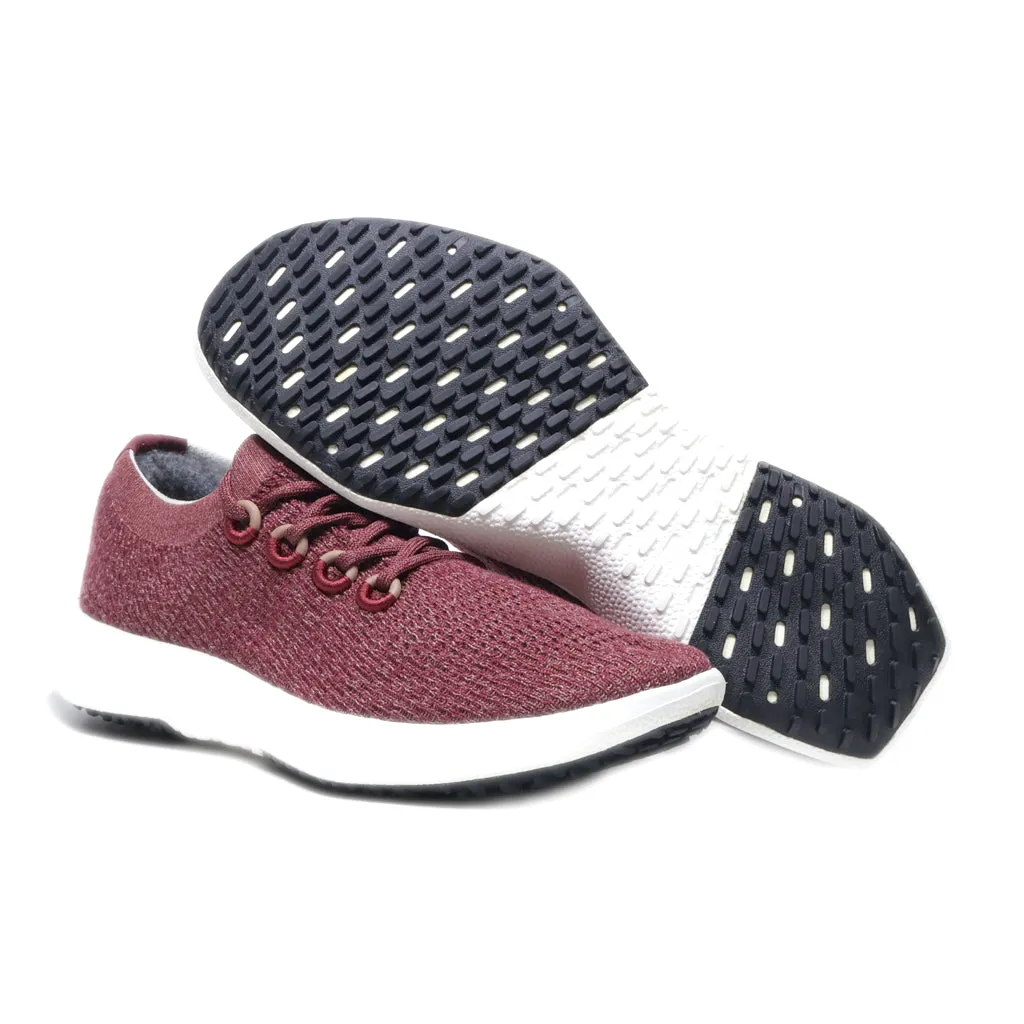 Allbirds Dasher Mizzles Sport Shoes Wool Maroon Colour For Men