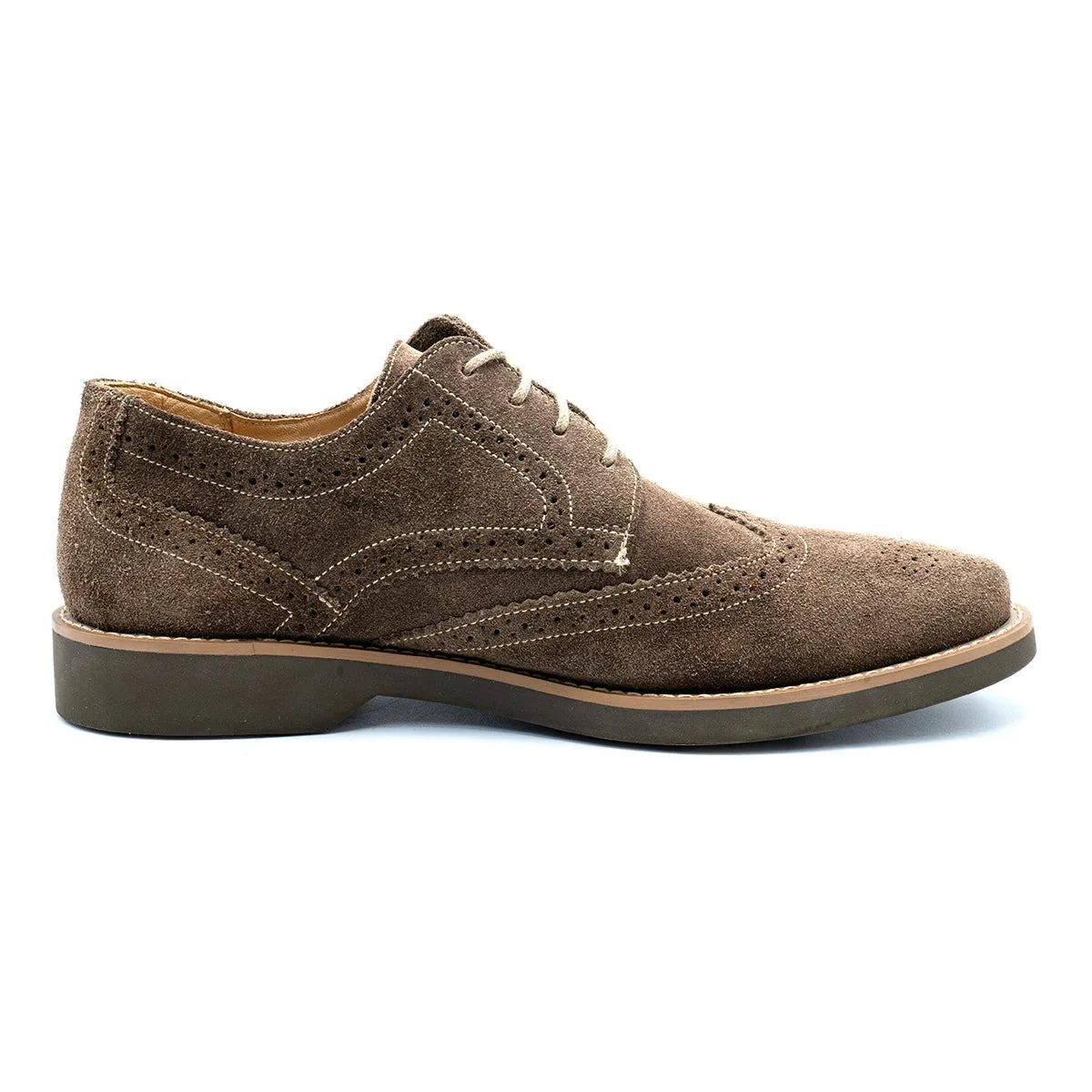 Anatomic Gel Formal Lace Ups Suede Leather Brown Colour For Men