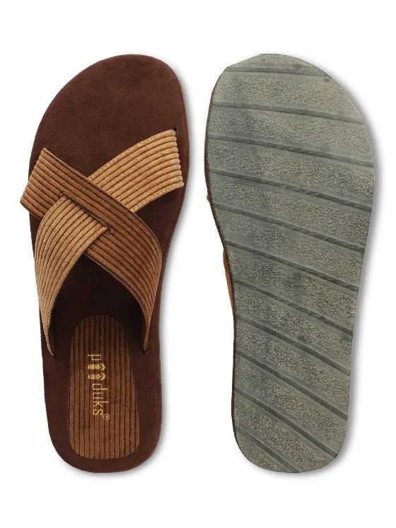 Ben Crossover Corduroy Slides Men