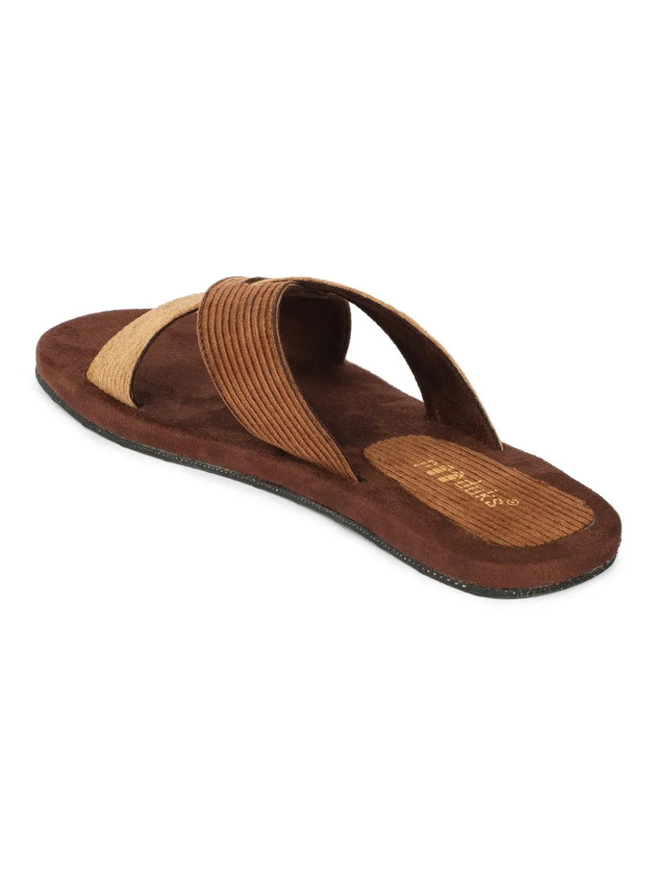 Ben Crossover Corduroy Slides Men