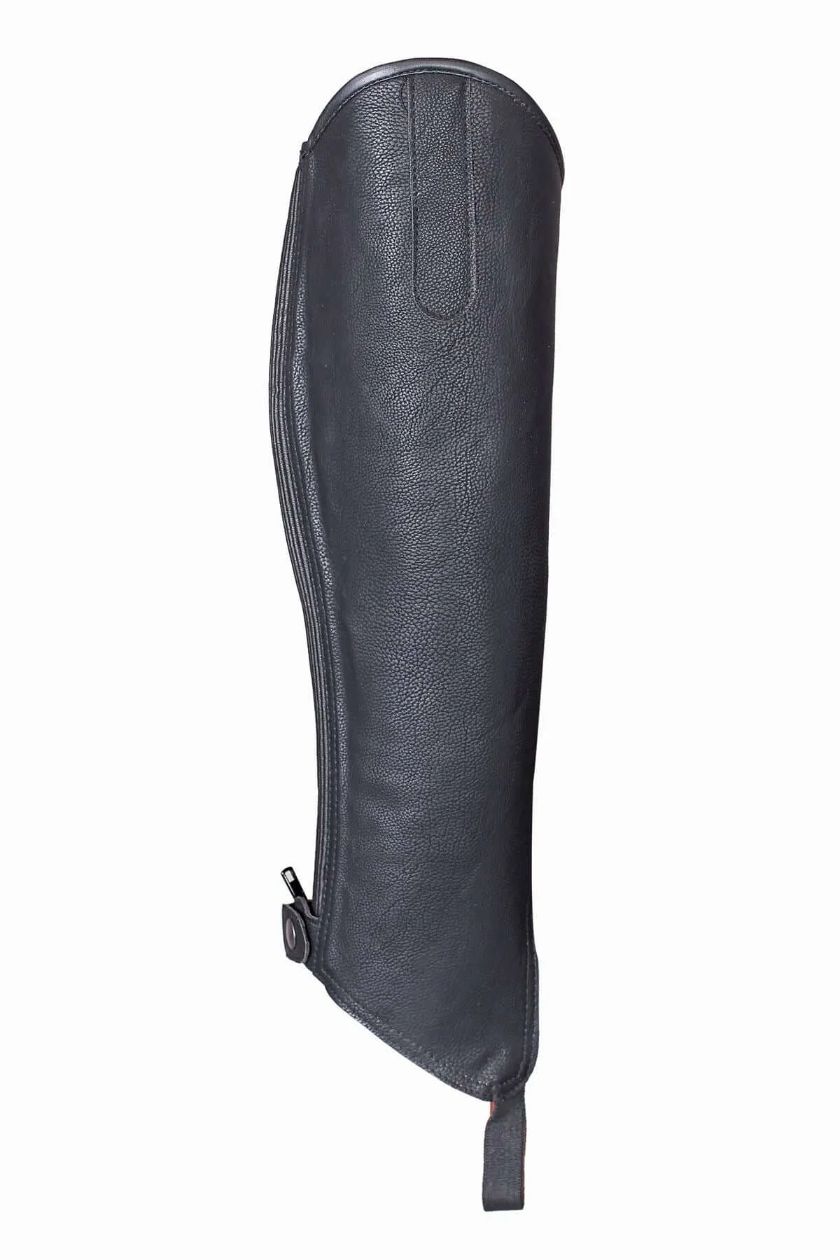 Black Synthetic Leather Comfort Durable Lightweight Horse Rider chaps