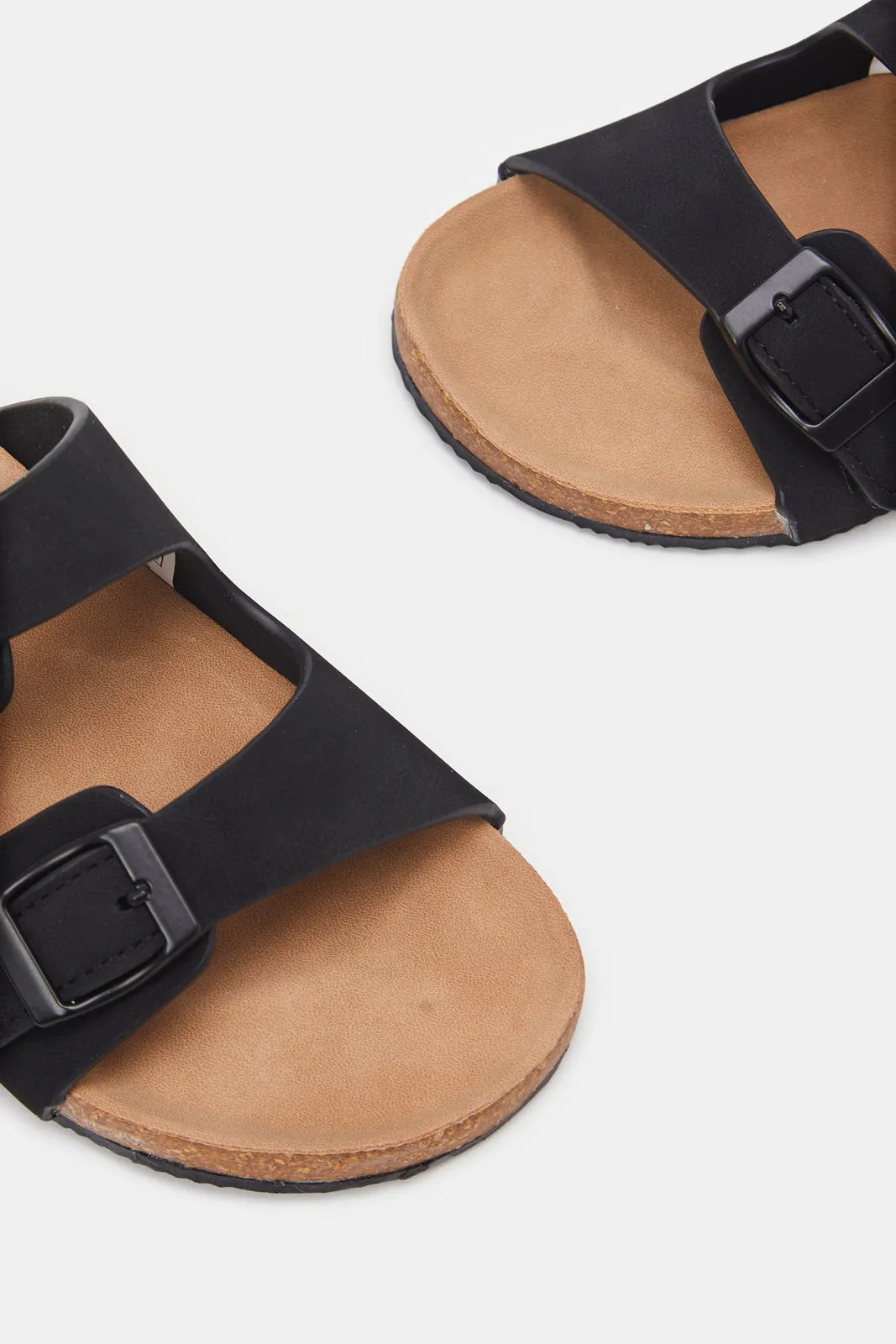 Boys Black Cork Sandal