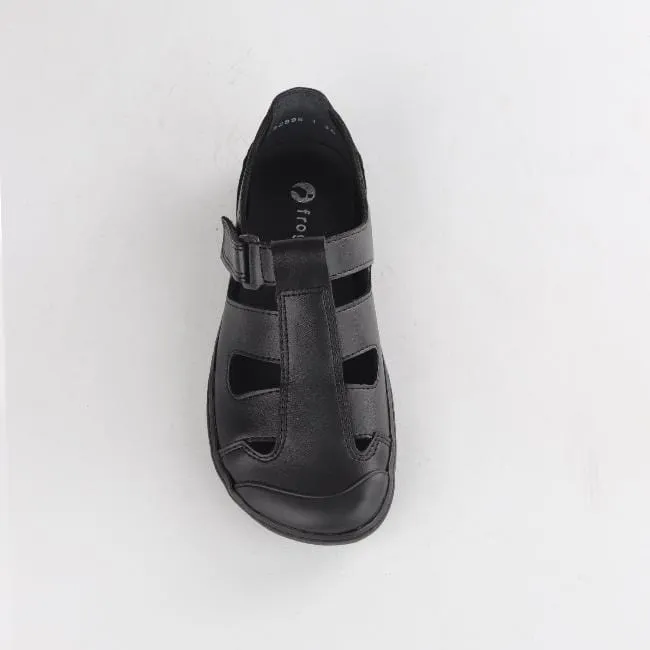 Boys School Sandal  in Black Sizes  28 -33 - 7816