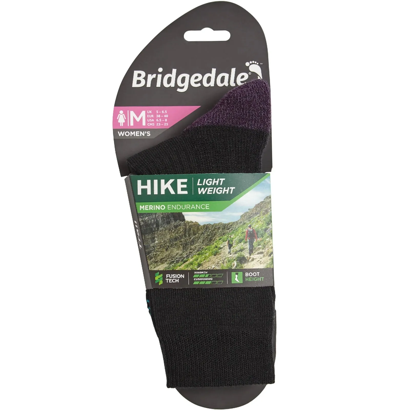 Bridgedale Womens Lightweight Merino Performance Walking Socks