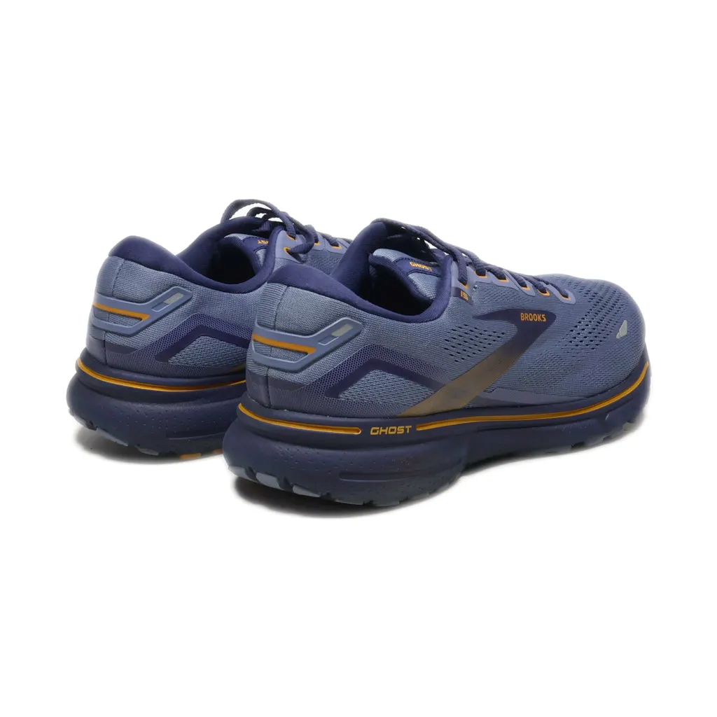 Brooks Ghost 15 Sport Shoes Fabric Blue Colour For Men