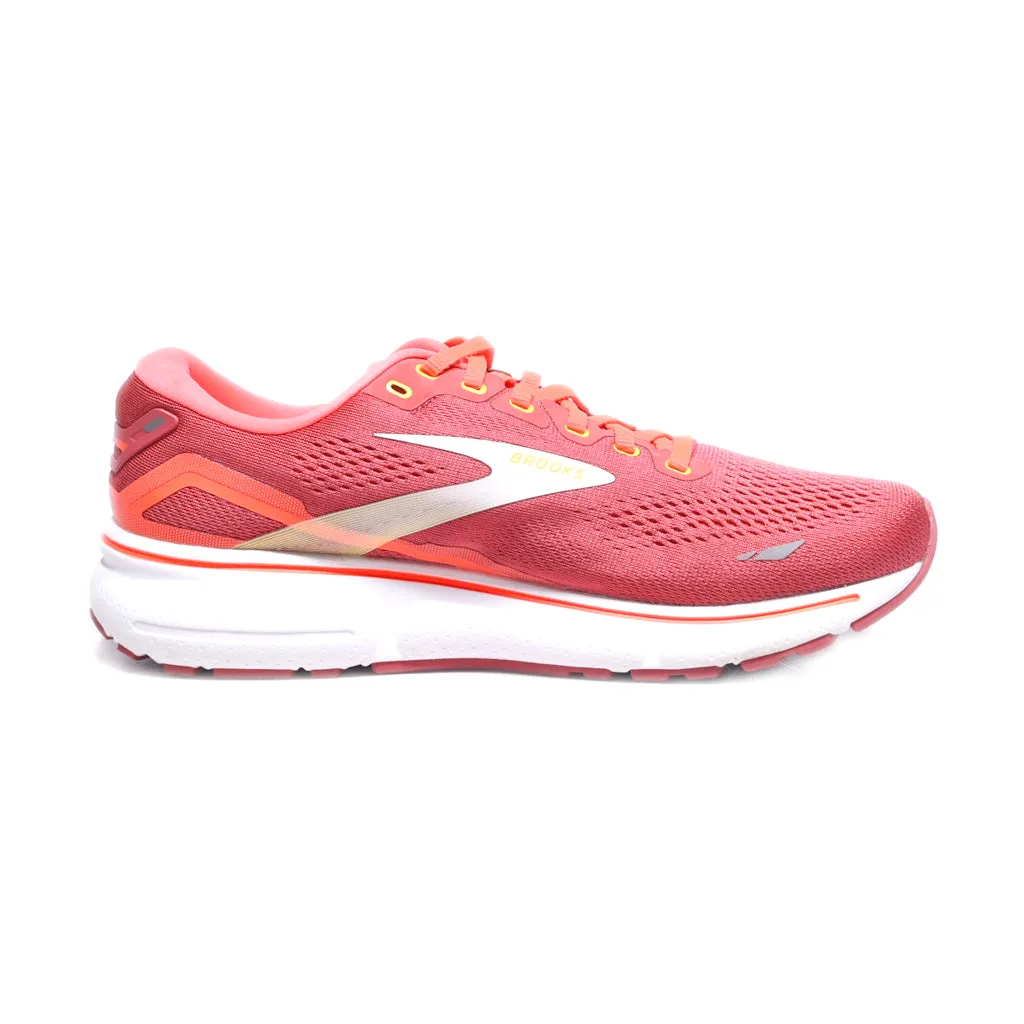 Brooks Ghost 15 Sport Shoes Fabric Pink Colour For Men