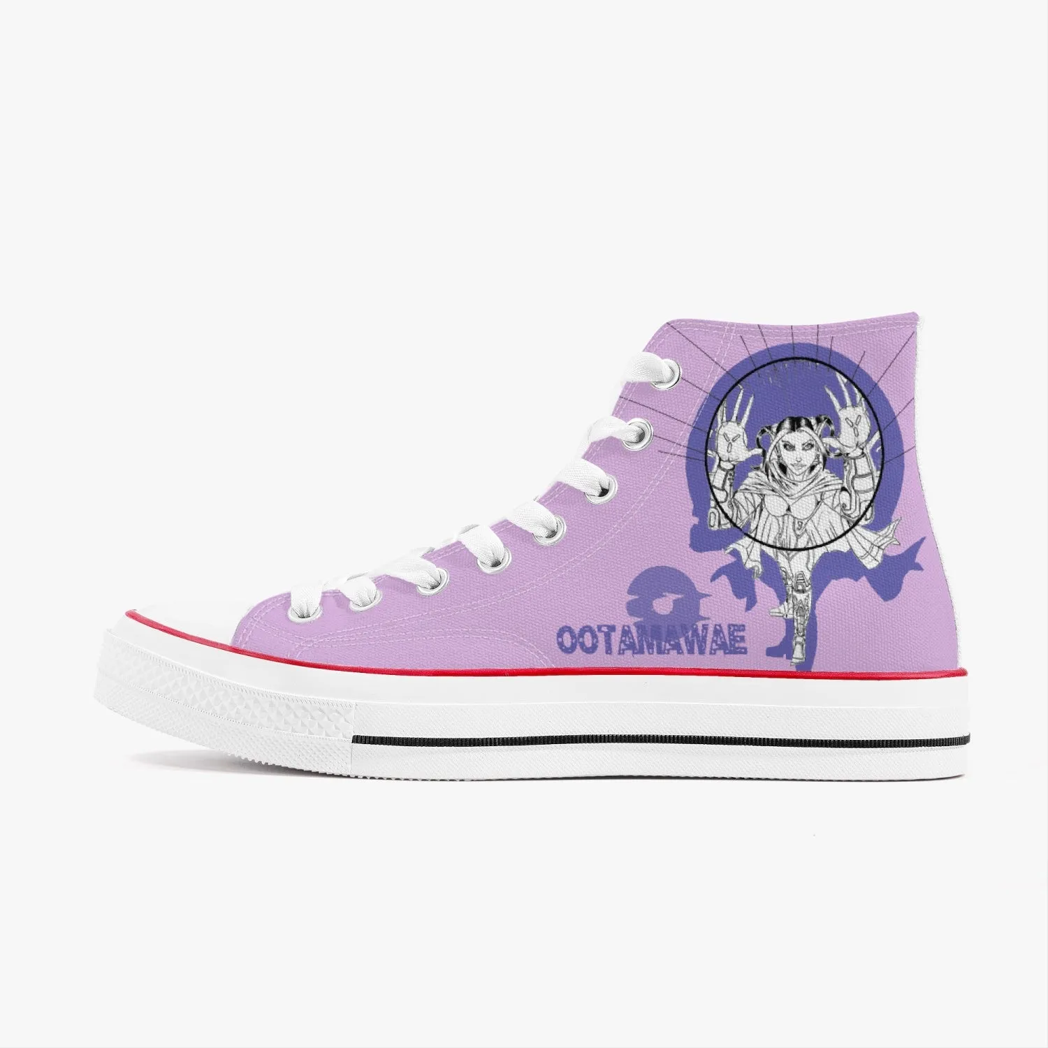 Bubble Girl High Canvas Shoes - pink