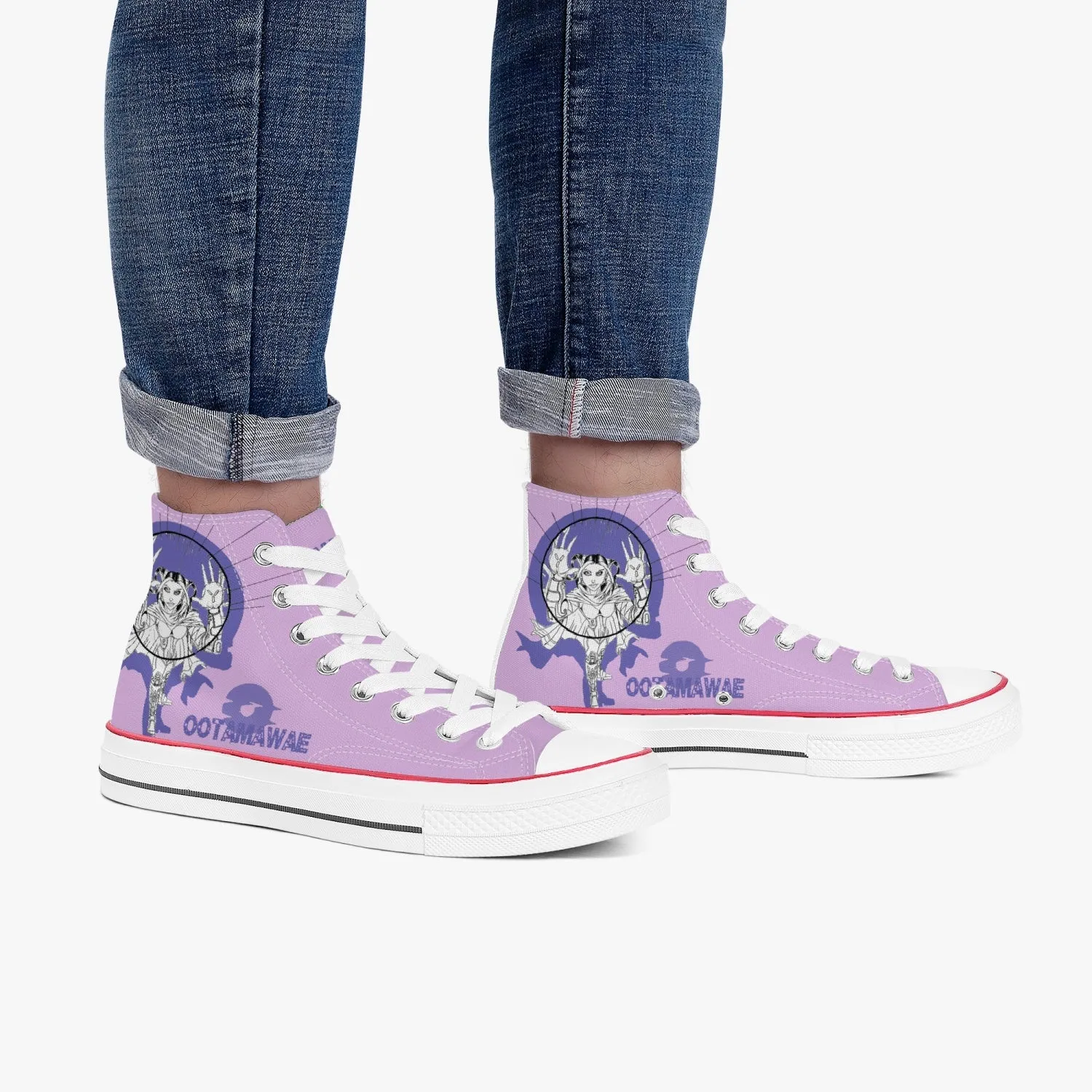 Bubble Girl High Canvas Shoes - pink