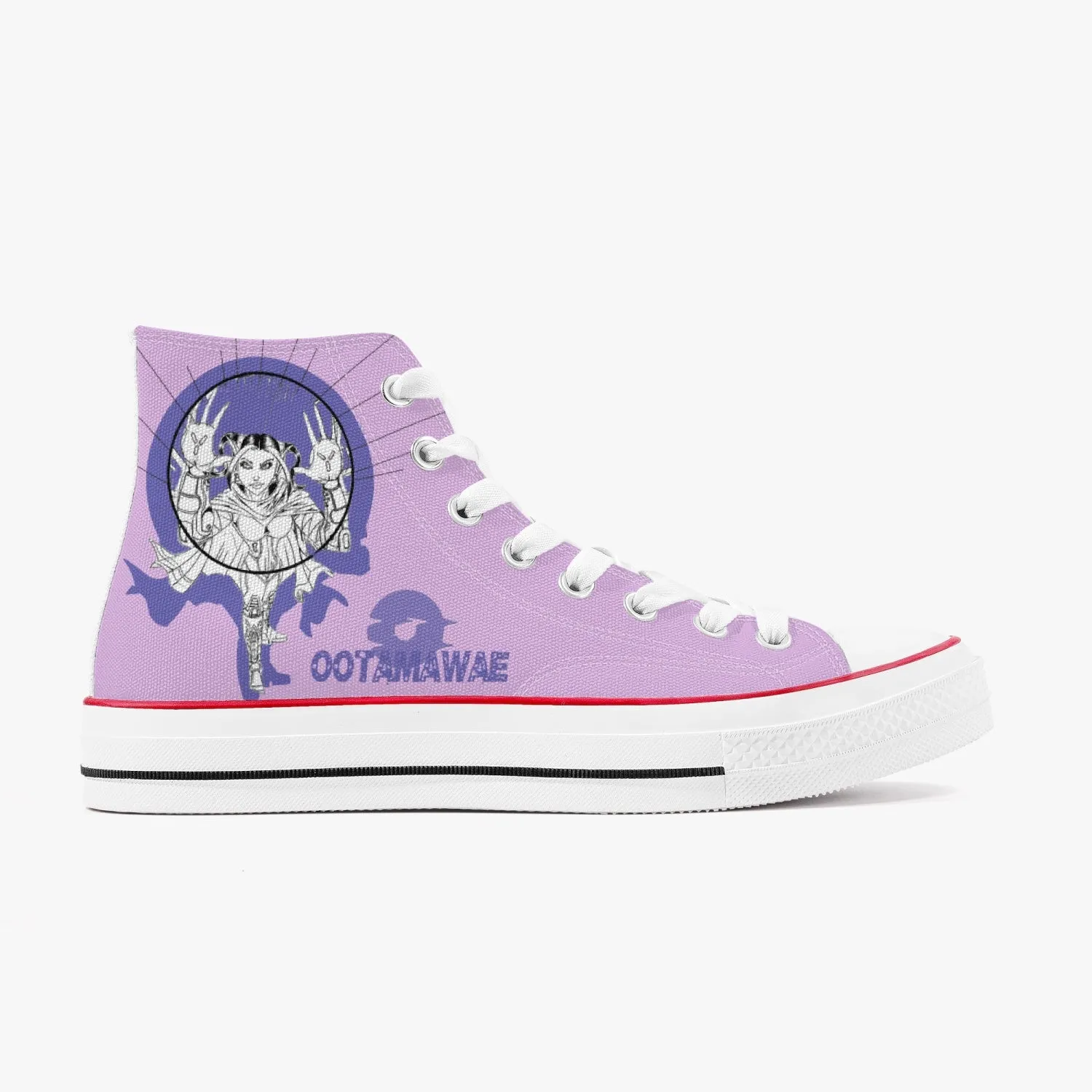 Bubble Girl High Canvas Shoes - pink