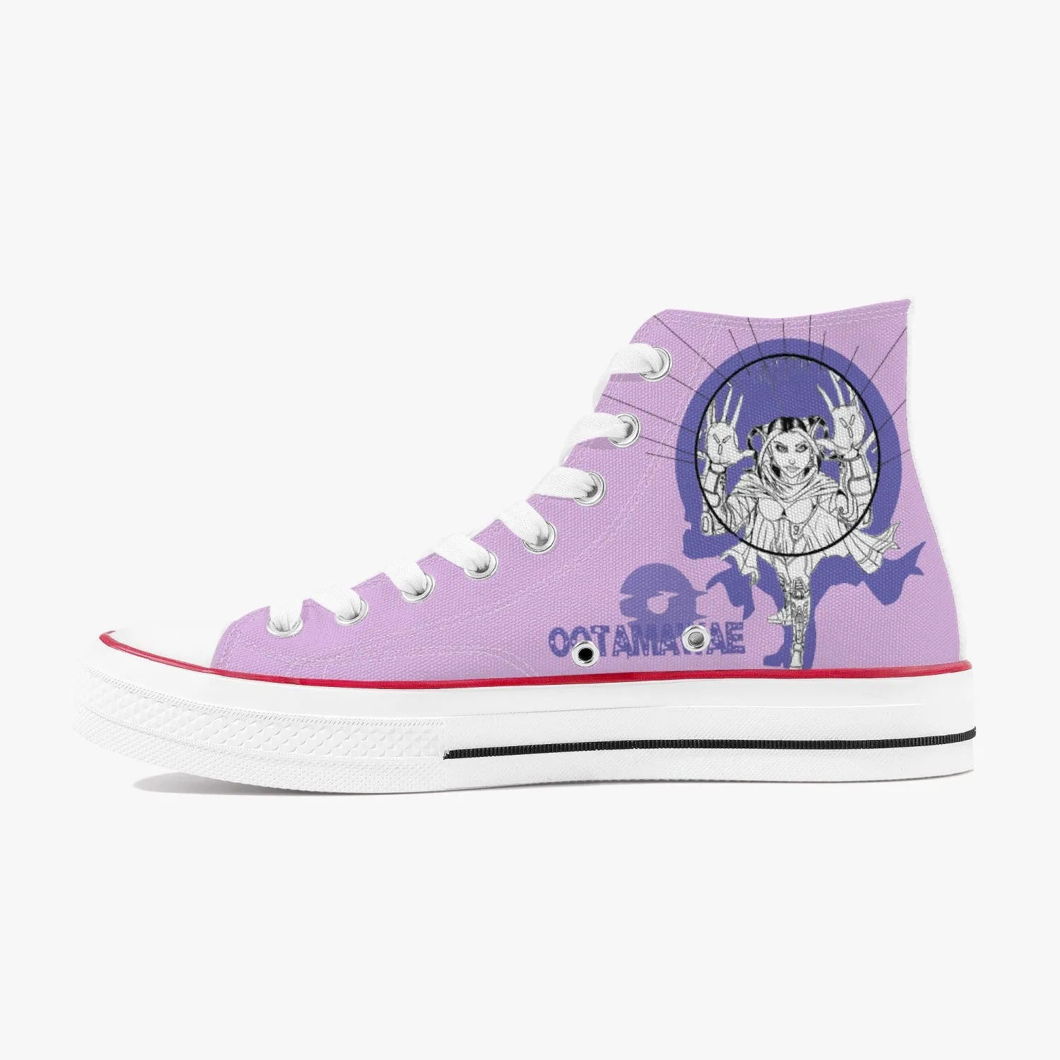 Bubble Girl High Canvas Shoes - pink