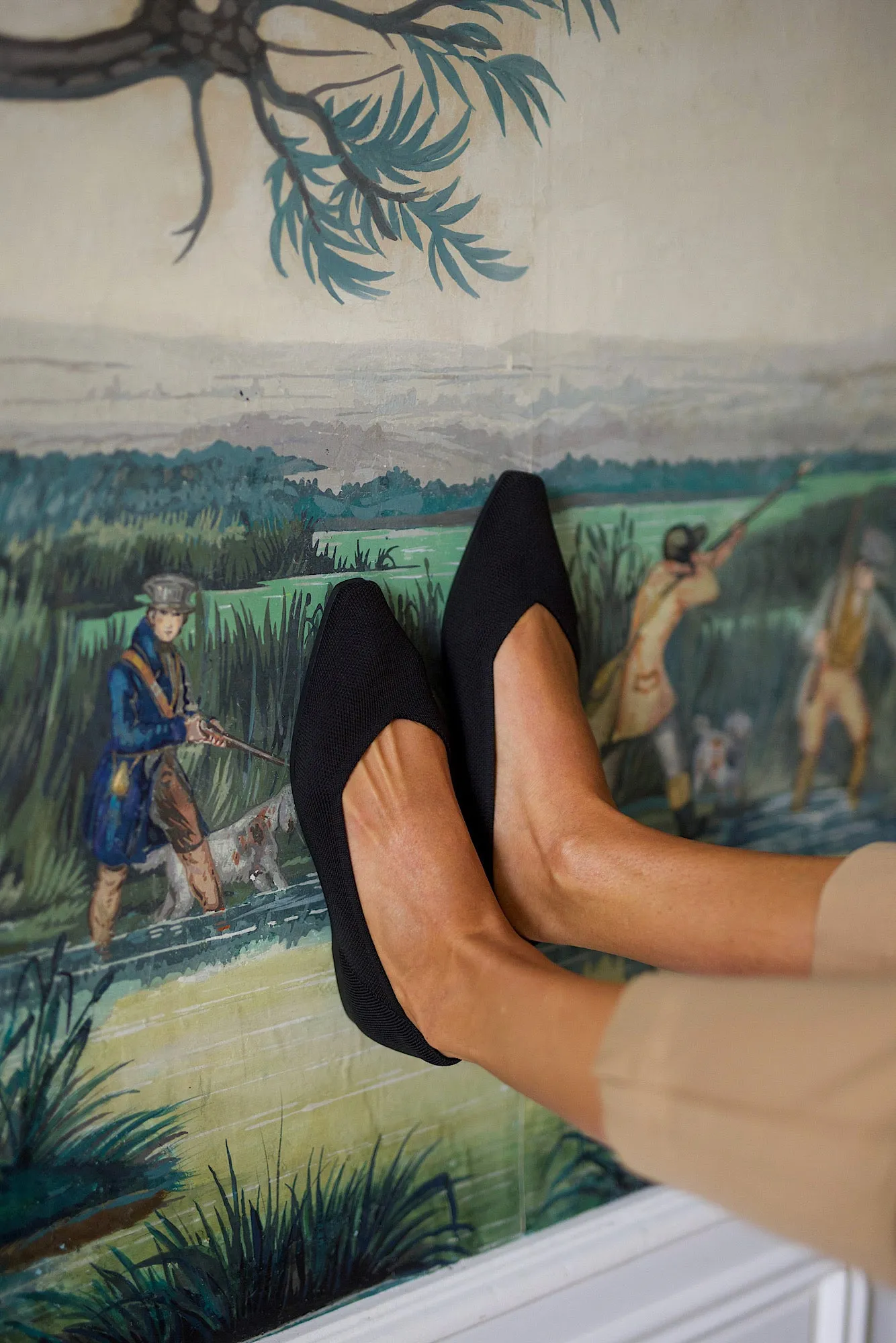 Celine Recycled Ballet Flats