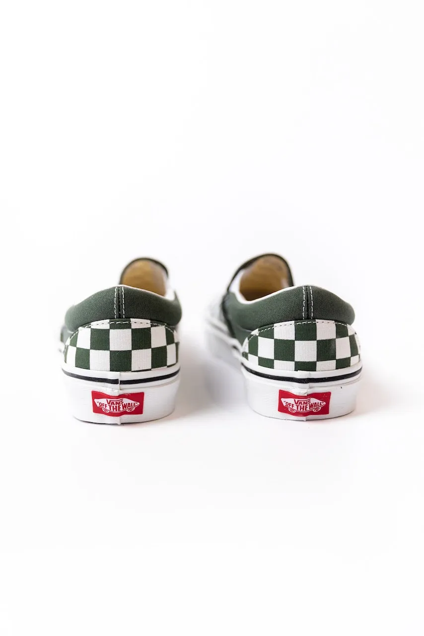 Checkerboard Slip On Vans