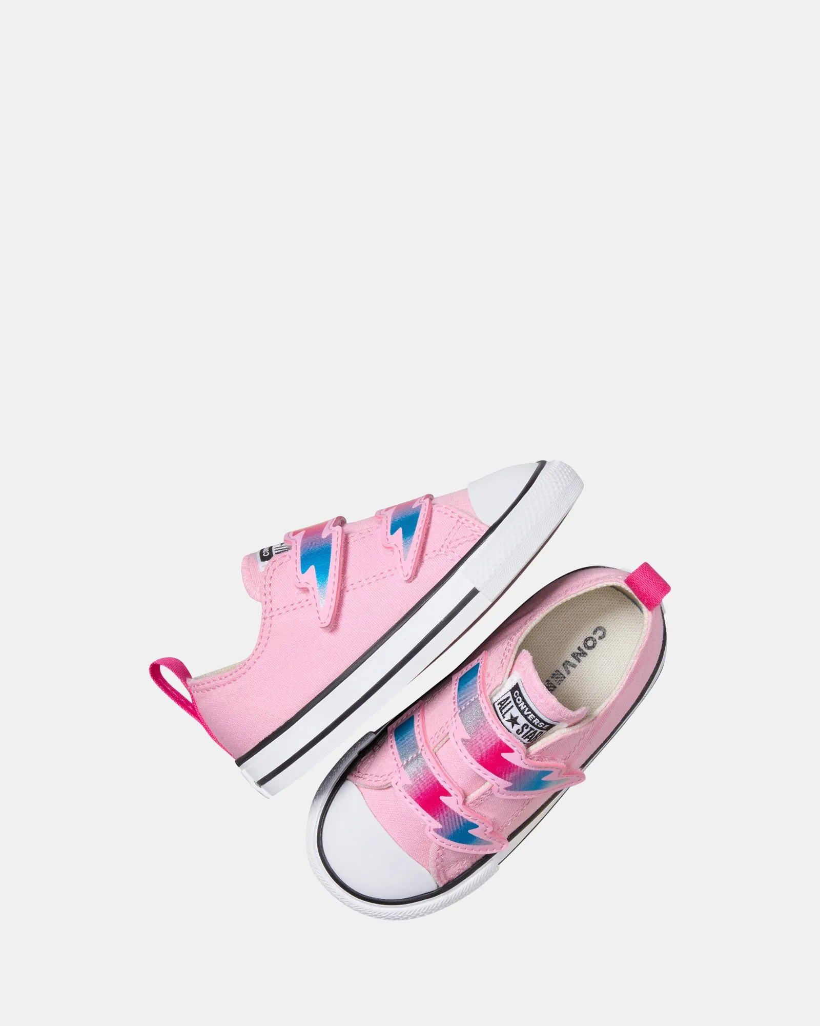 Chuck Taylor All Star 2v Electric Bolt Infant Tongue Tied/Astral Pink