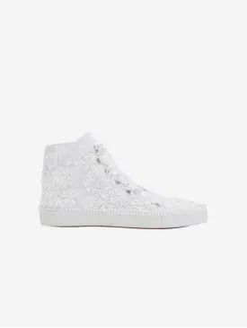 Claire Vegan Lace Wedding Sneakers | White