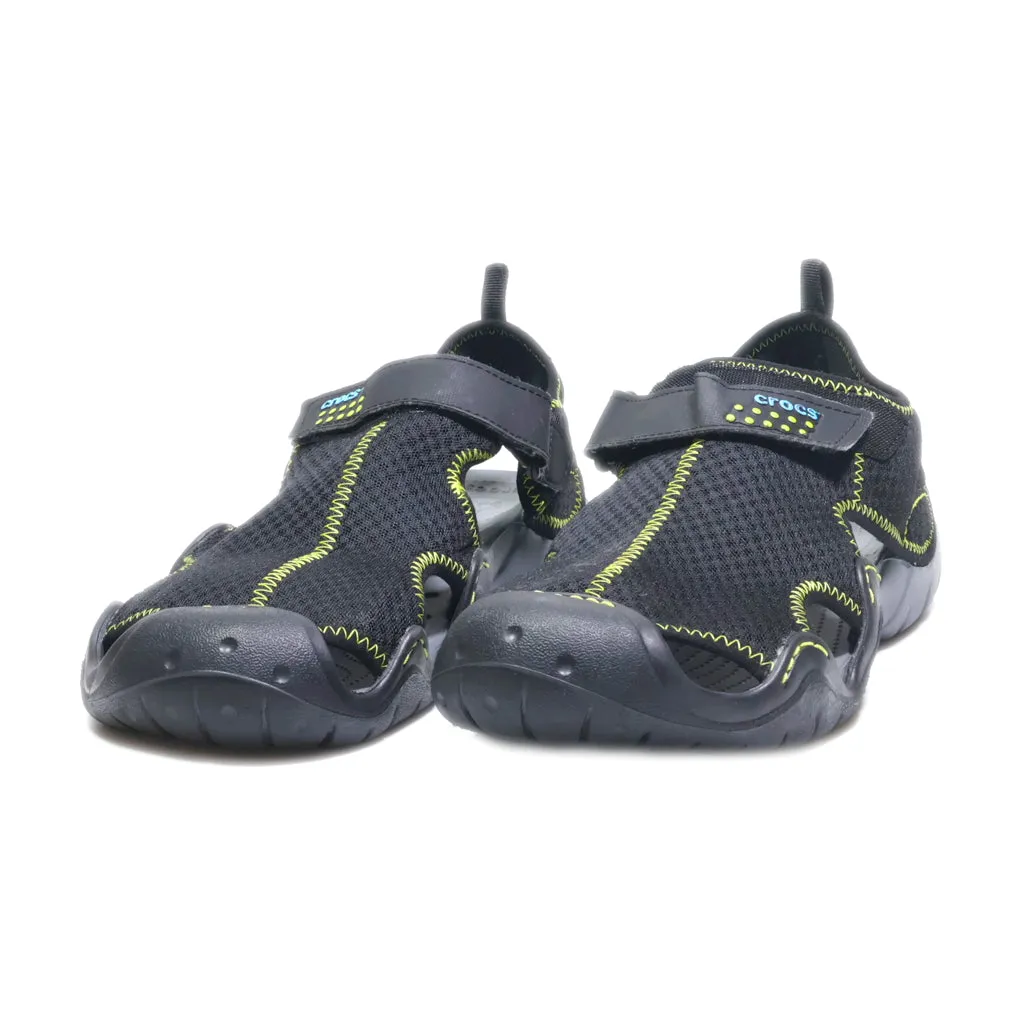 Crocs Casual Sandals Fabric Black Colour For Men