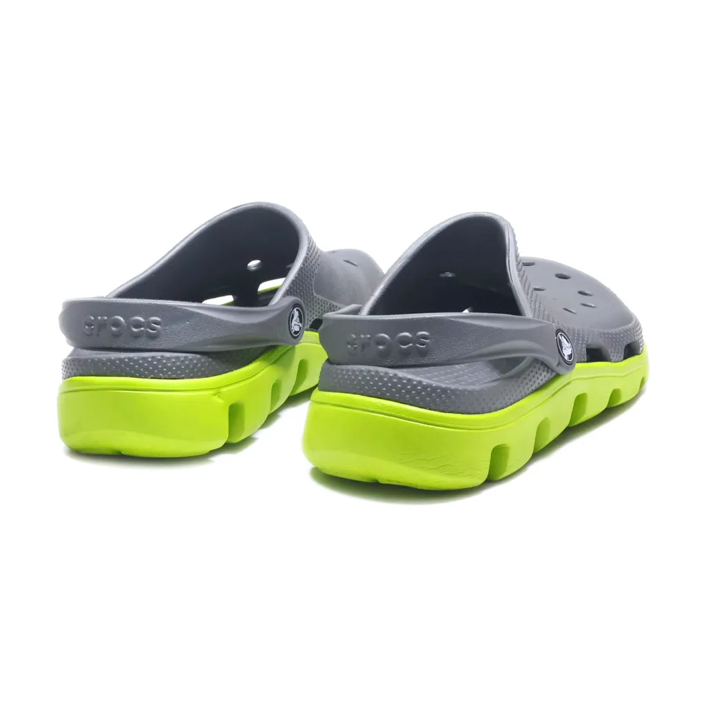 Crocs Duet Platform Sandals Eva Grey Colour For Women