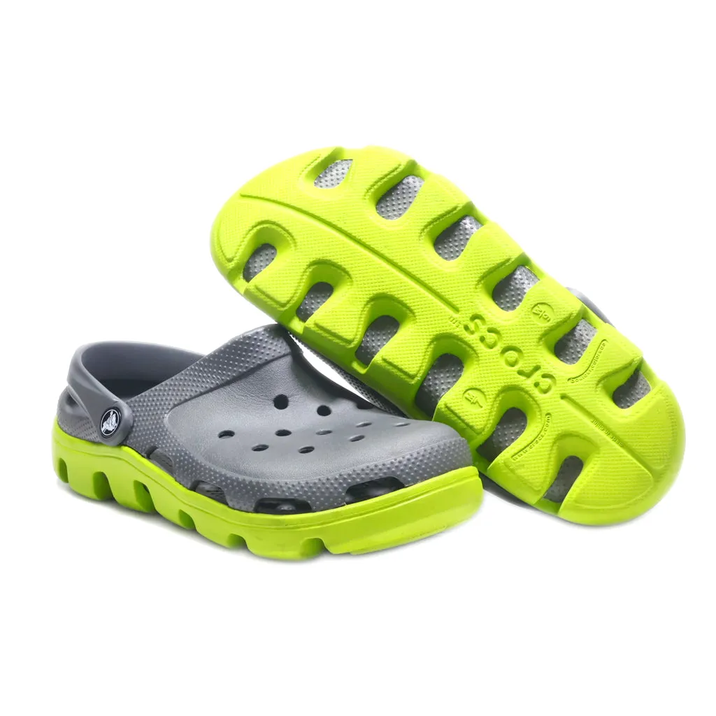 Crocs Duet Platform Sandals Eva Grey Colour For Women