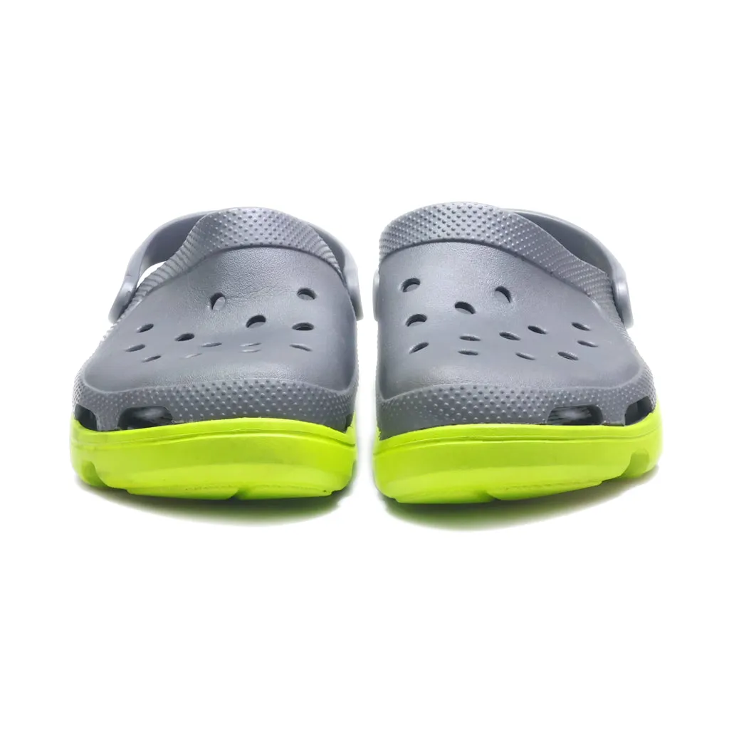 Crocs Duet Platform Sandals Eva Grey Colour For Women