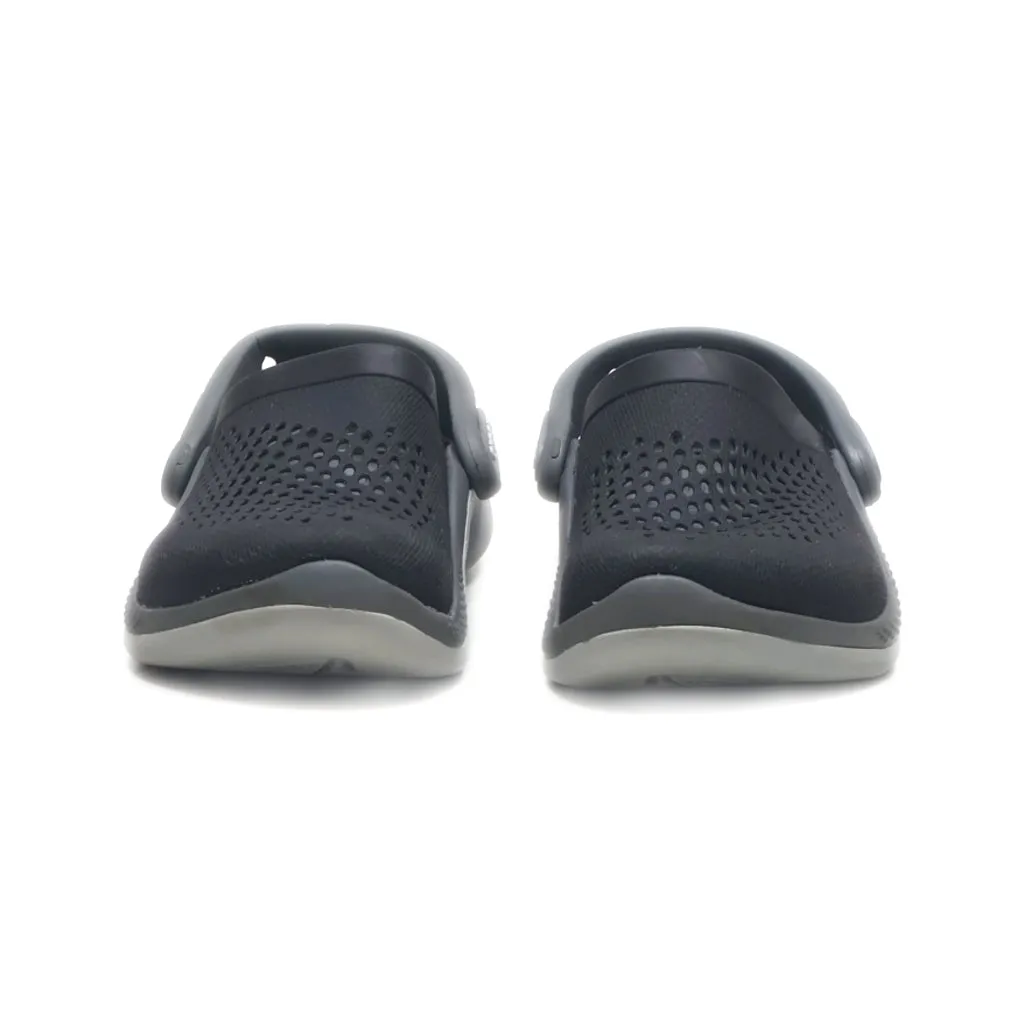 Crocs Literide 360 Clogs Rubber Black Colour For Kids