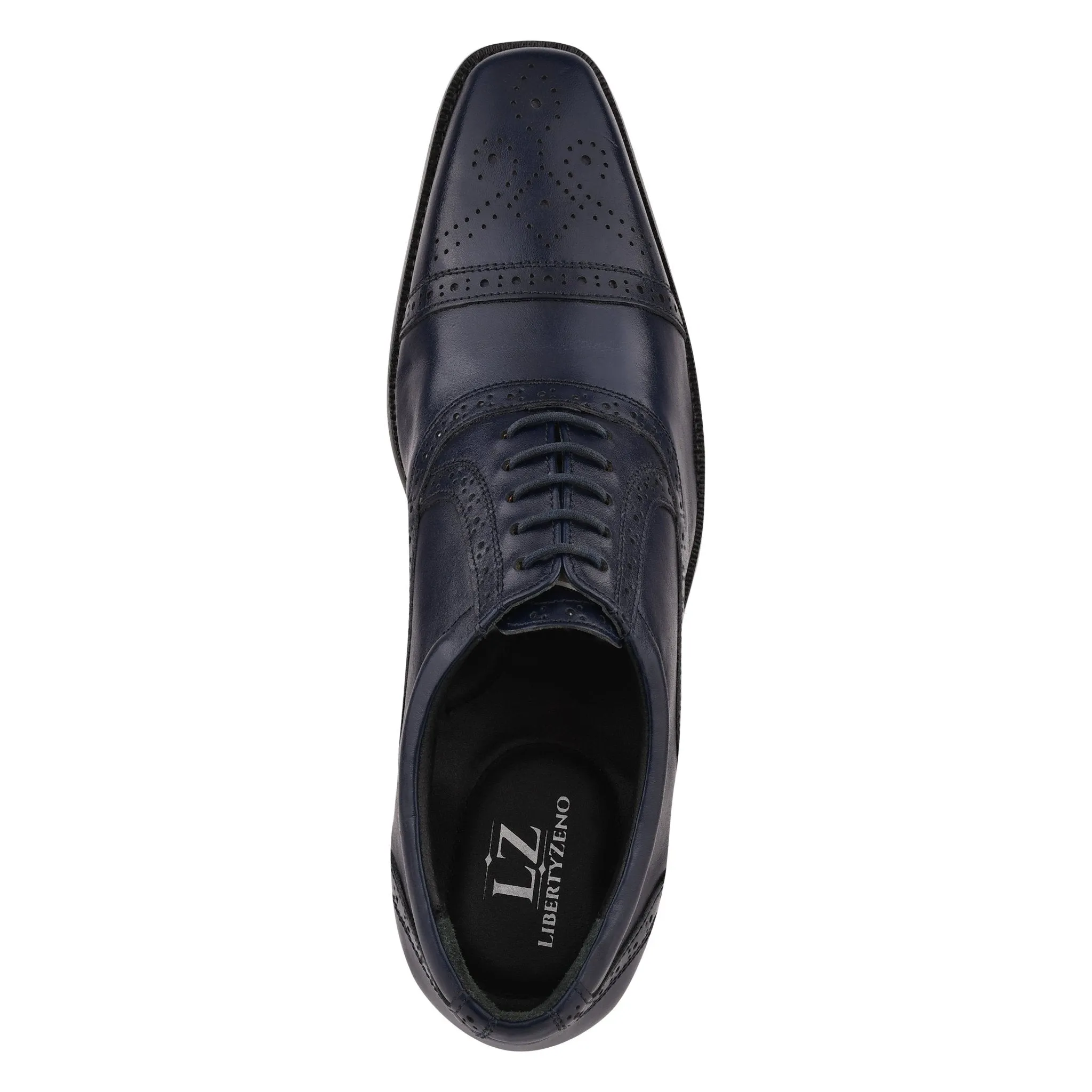 Danis Leather Derby Style Dress Shoes for Men