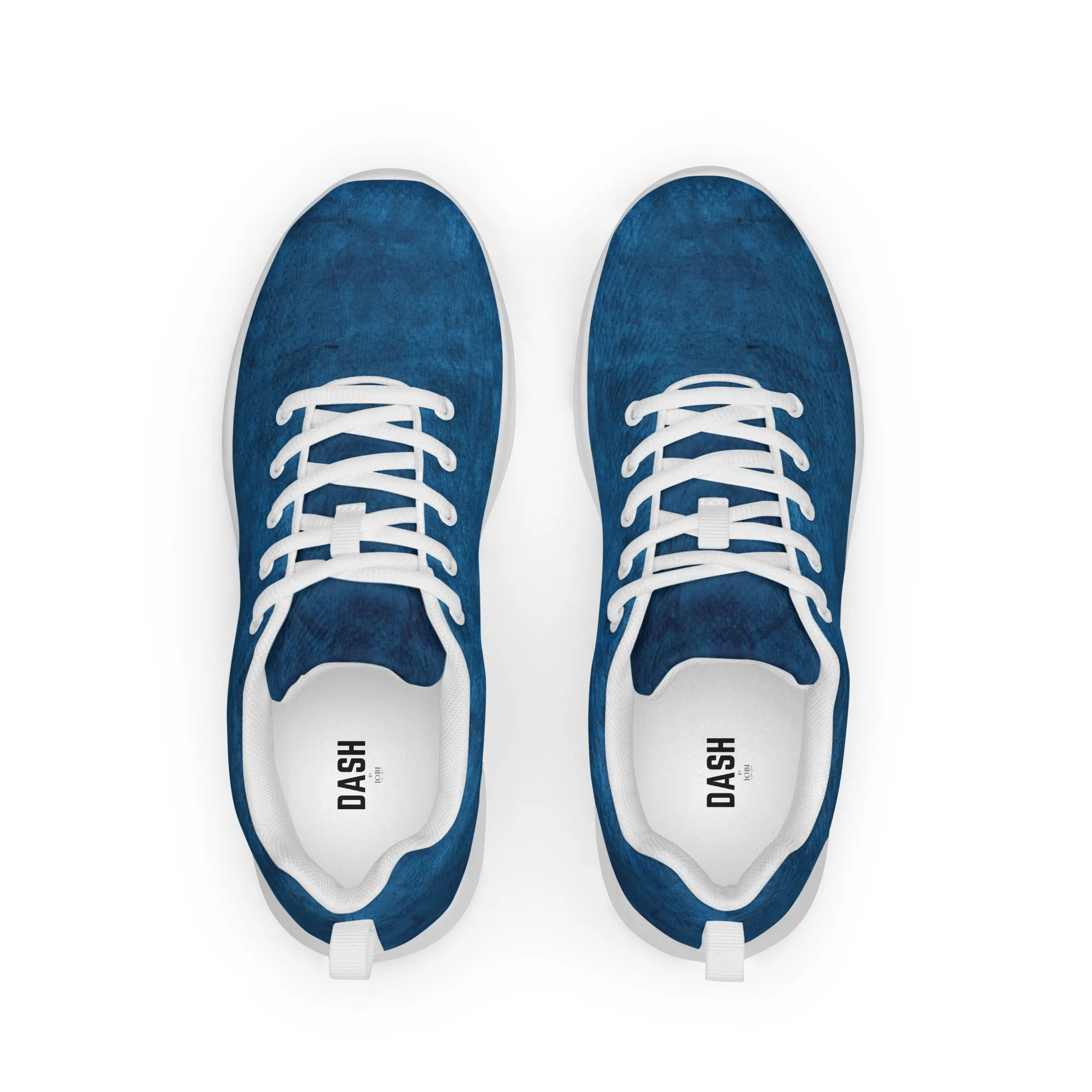 DASH Blue Jeans Men’s Athletic Shoes Lightweight Breathable Design by IOBI Original Apparel