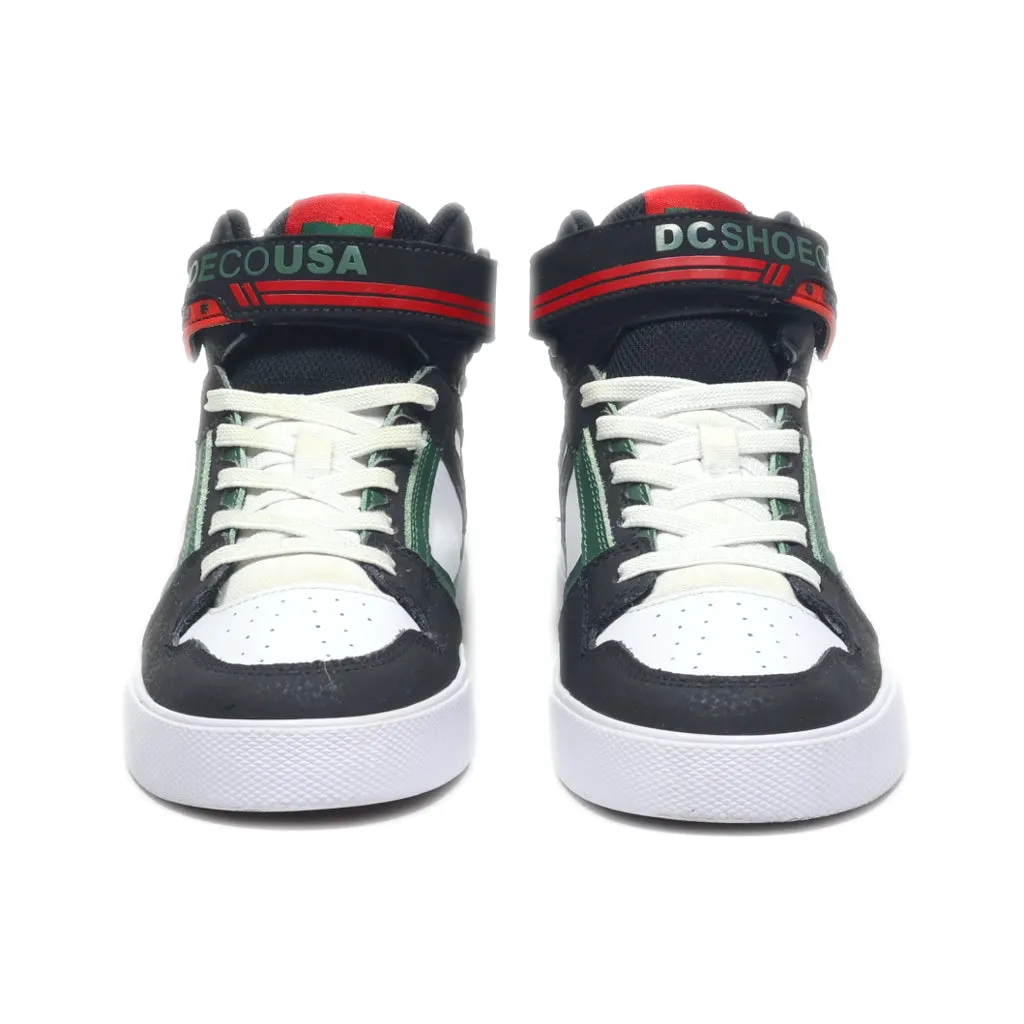 Dc Shoes Pure Ev High-Top Sneakers Leather Black Colour For Women