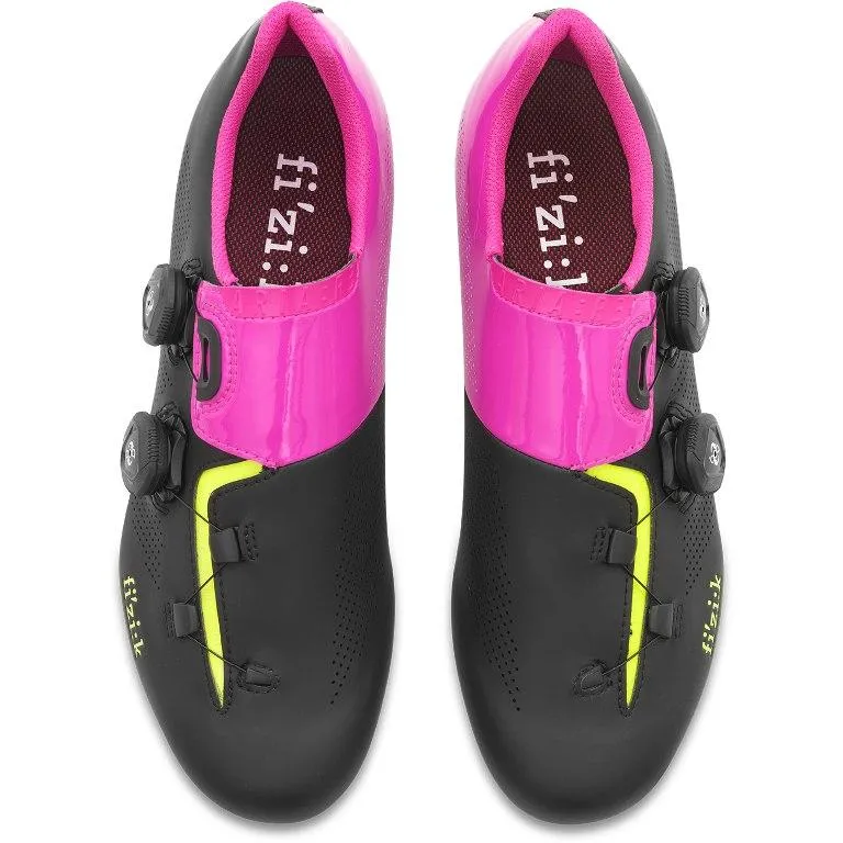 Fizik R3 Aria Cycling Shoes-Black/Pink/Yellow