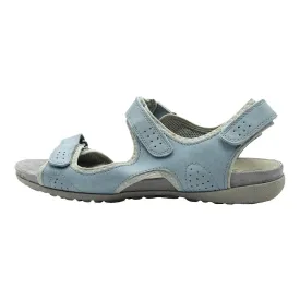 Footflexx Strap Flat Sandals Fabric Blue Colour For Women