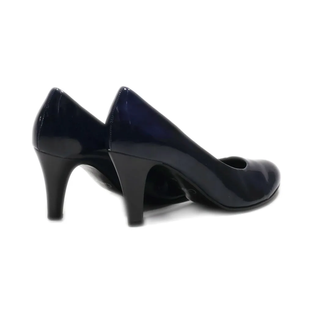 Gabor Mid-Heel Shoes Latex Blue Colour For Women