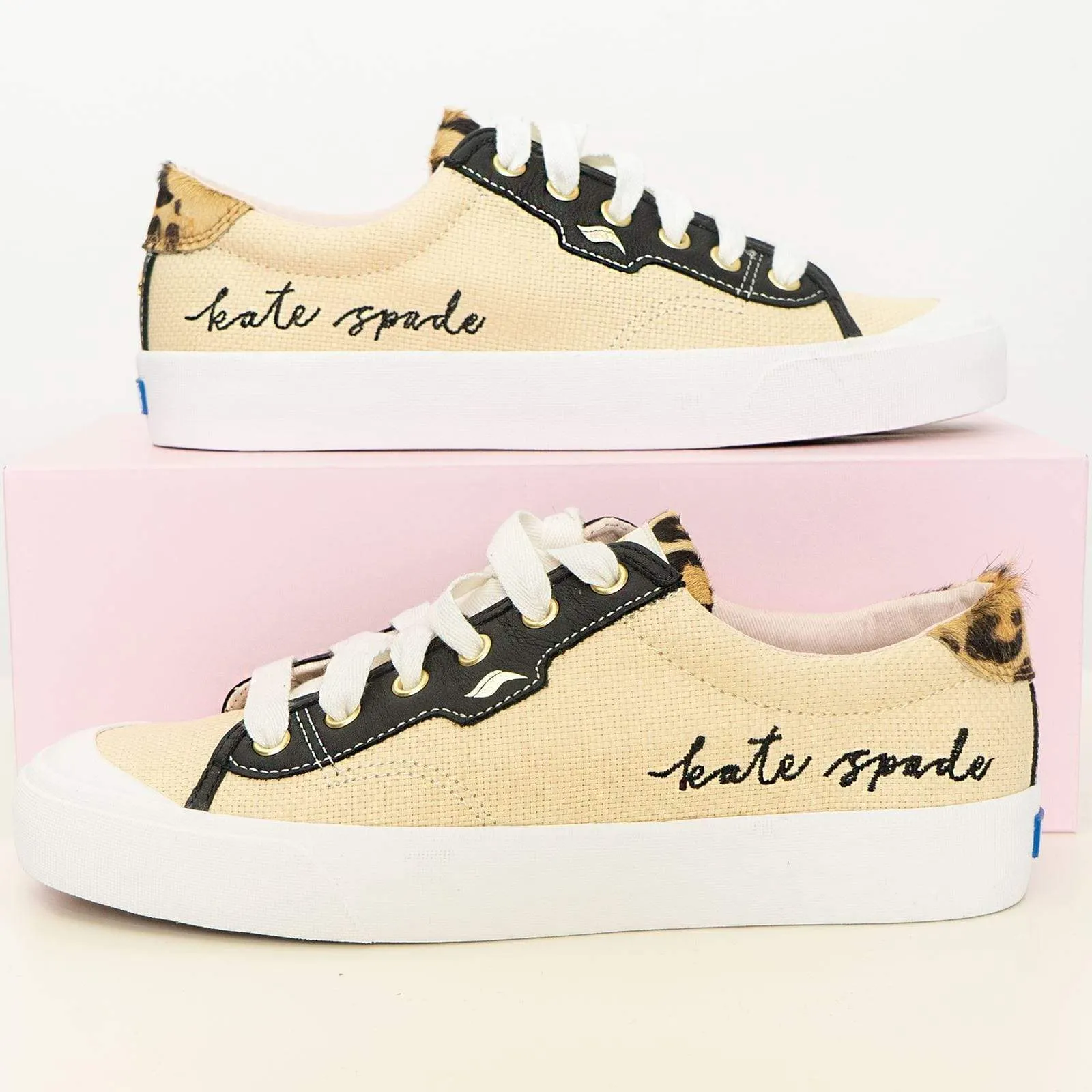 Keds Women Shoes Crew Kick Kate Spade Beige Trainers