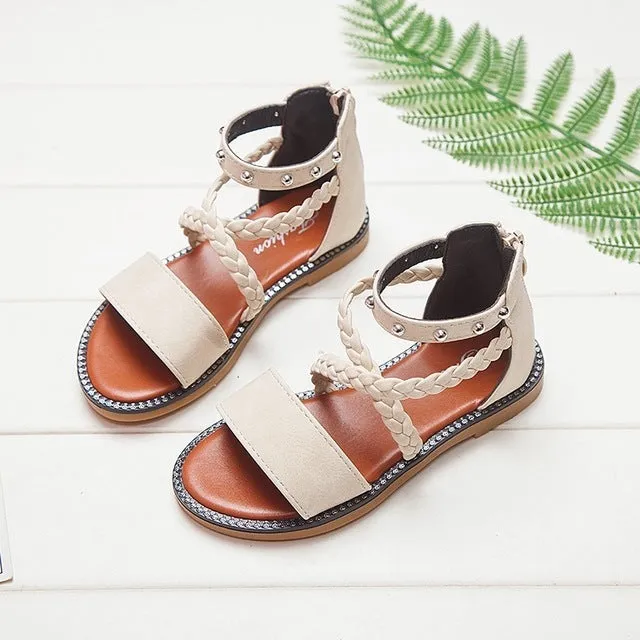 Kids Leather Sandals for Baby Girls & Toddlers – Comfortable, Durable Summer Shoes for Little Feet