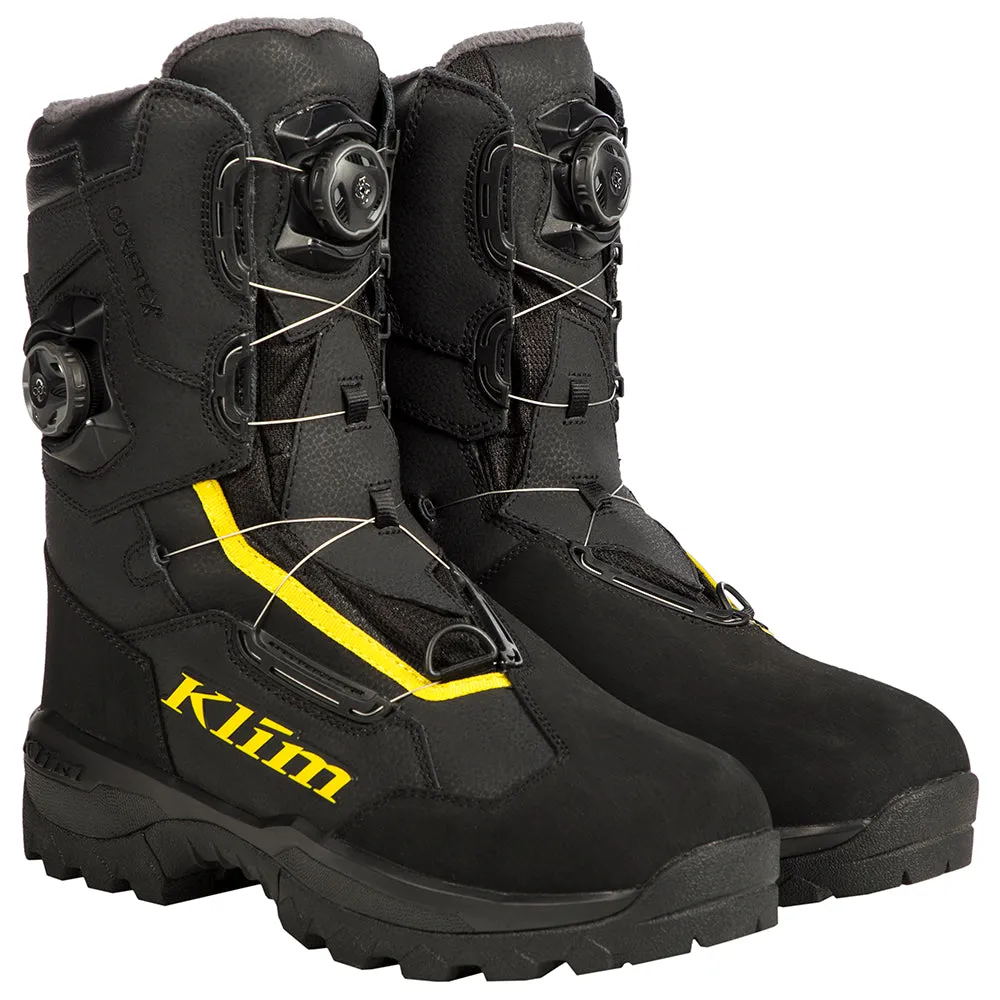 Klim  Adrenaline Pro GTX BOA Snowmobile Boots Thermal Insulation Comfort Black