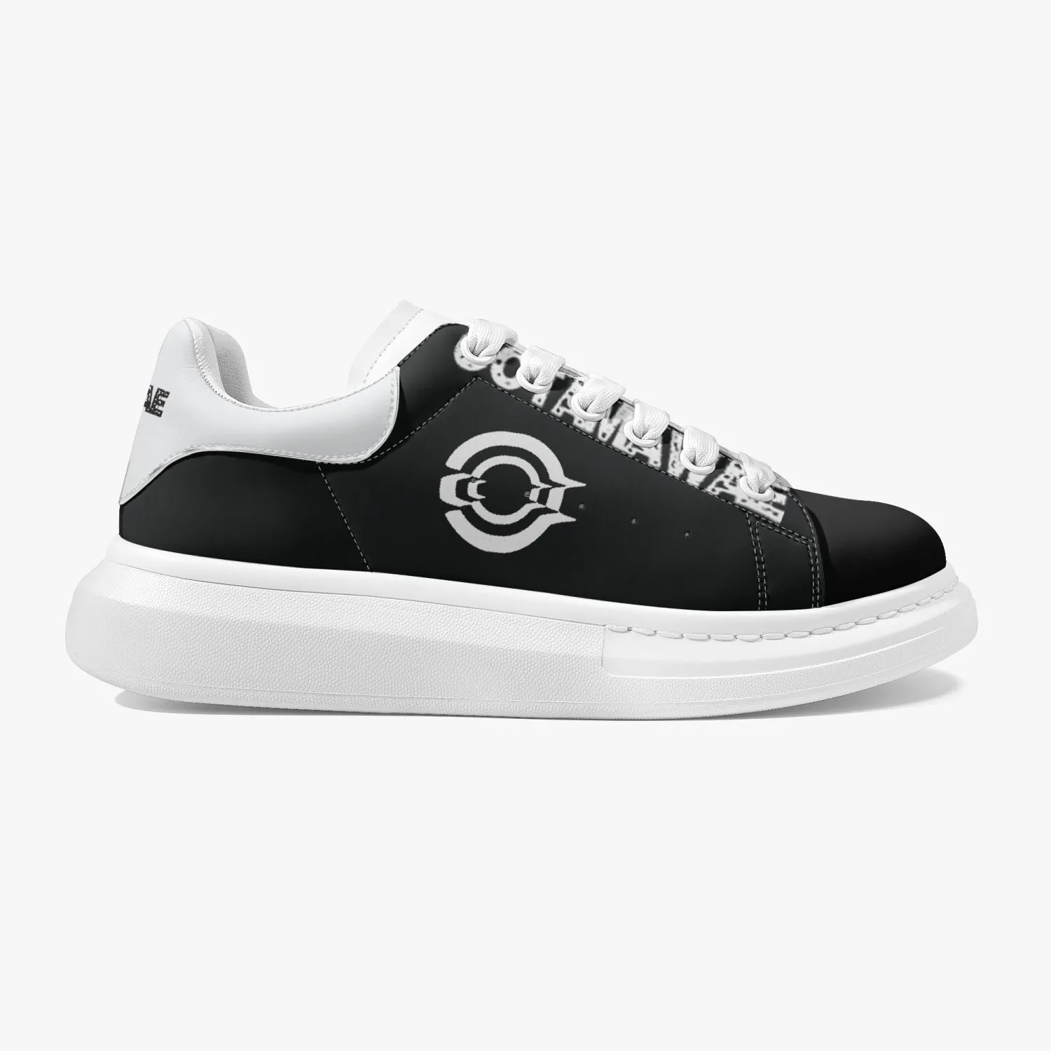 Lifestyle Low-Top Leather Sneakers Black