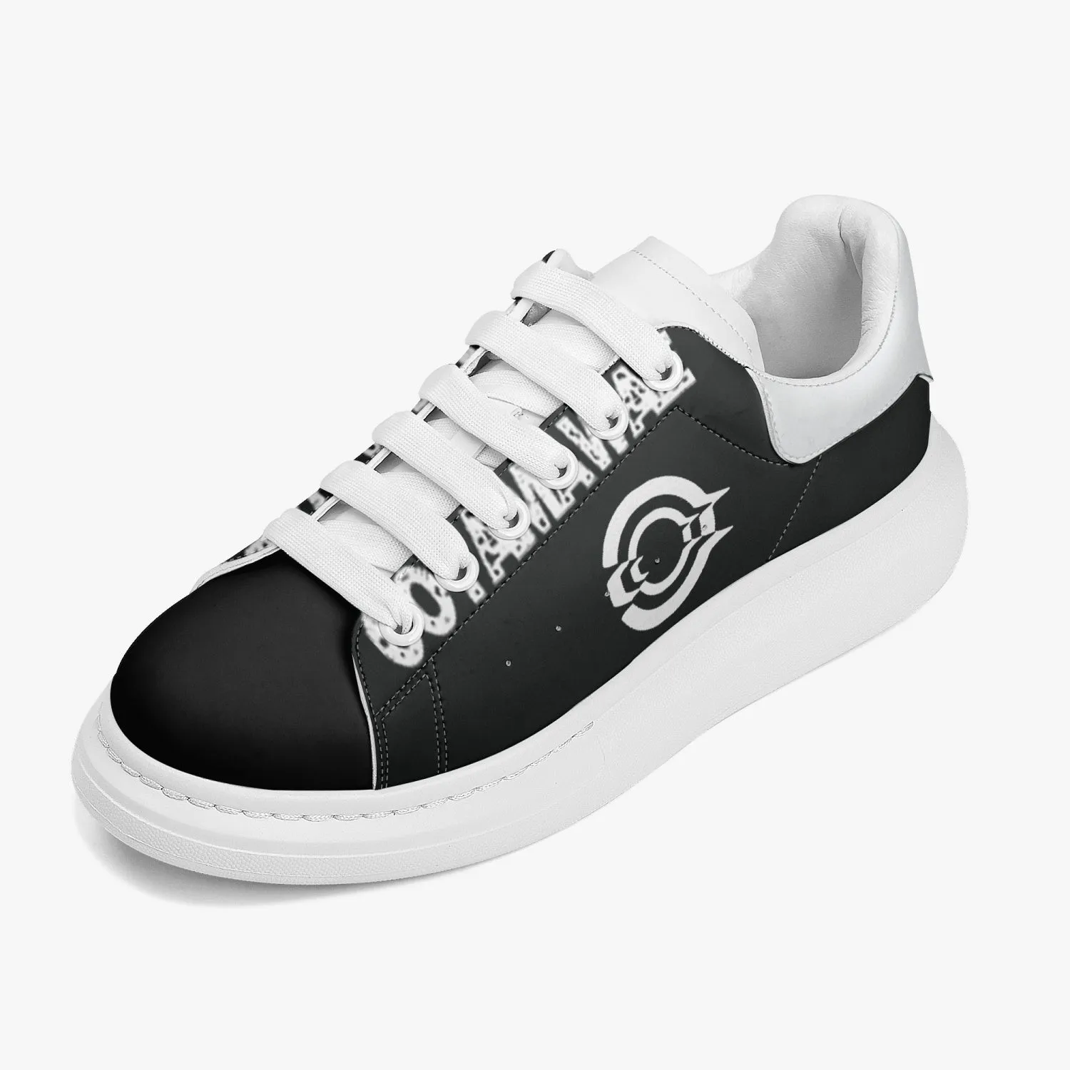 Lifestyle Low-Top Leather Sneakers Black