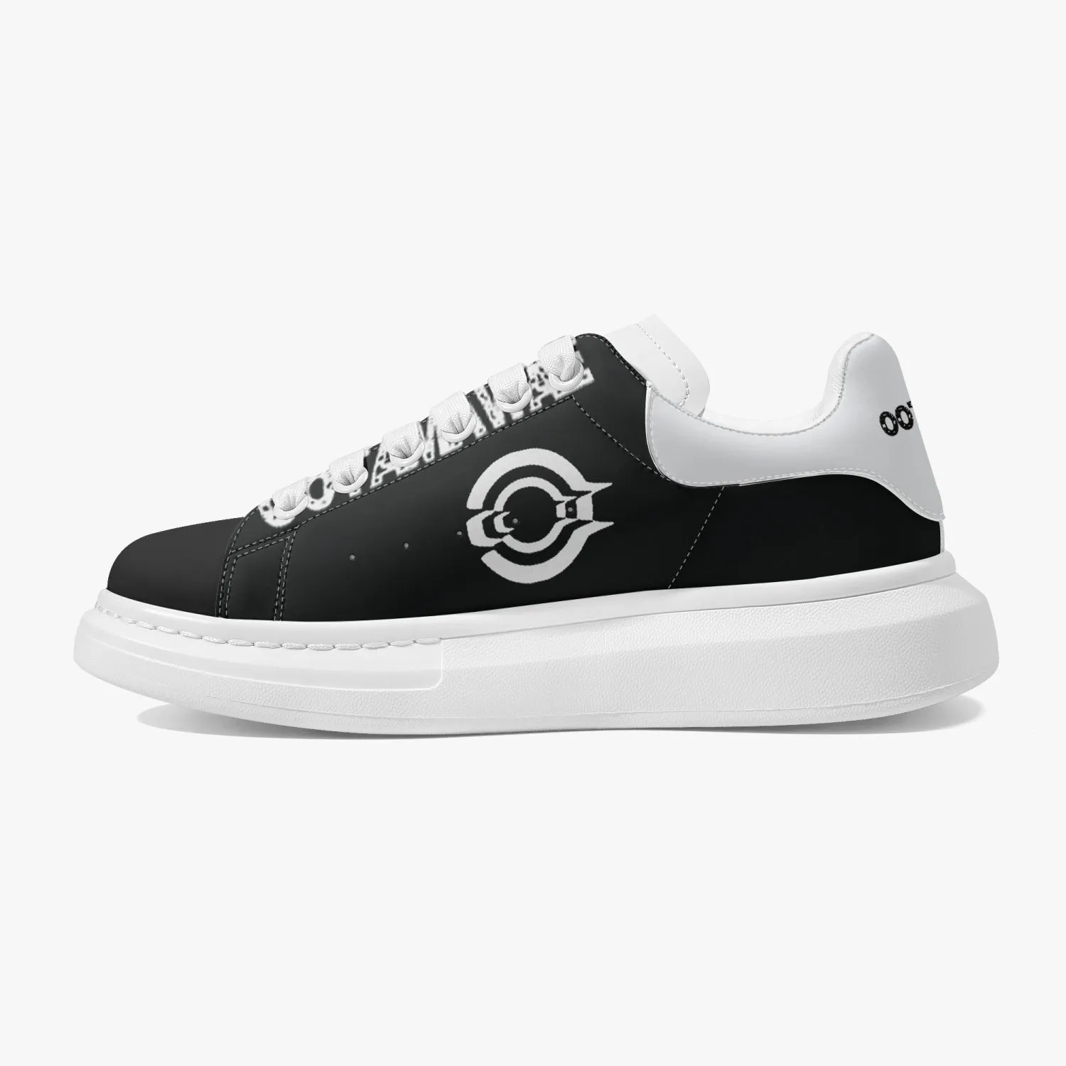 Lifestyle Low-Top Leather Sneakers Black