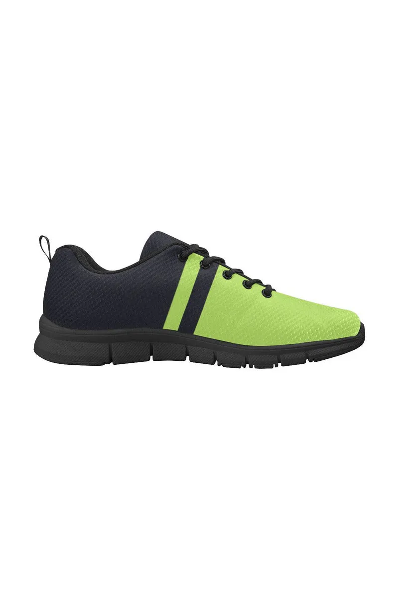 Lime Green & Blue Women's Breathable Running Shoes