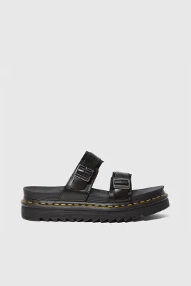 Myles Slip On Sandals - Black