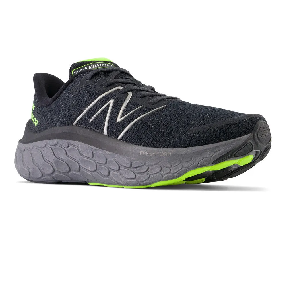 New Balance Fresh Foam Kaiha Running Trainers - Black / Neon Volt