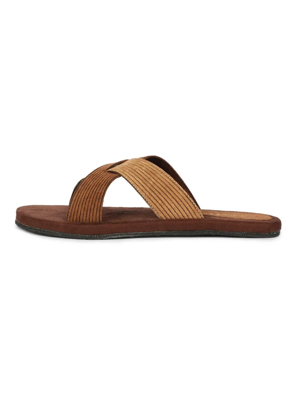 Paaduks Ben Crossover Corduroy Slides for Men