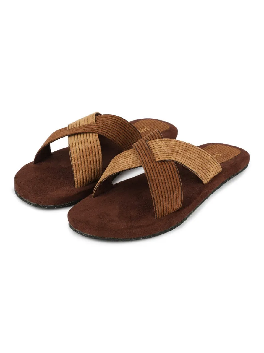 Paaduks Ben Crossover Corduroy Slides for Men