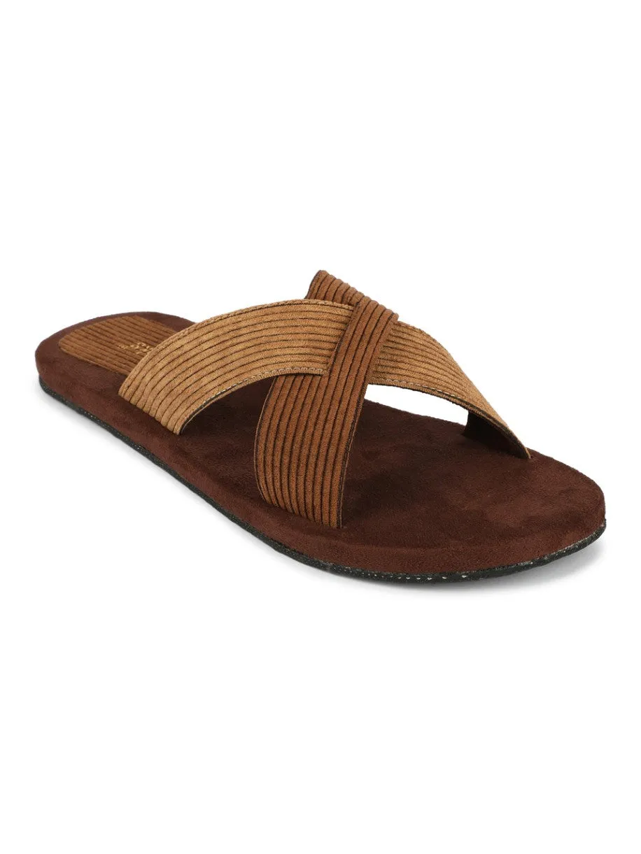 Paaduks Ben Crossover Corduroy Slides for Men