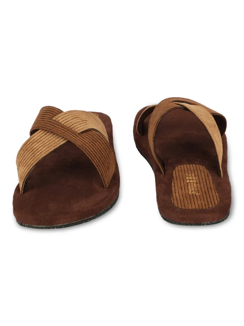 Paaduks Ben Crossover Corduroy Slides for Men