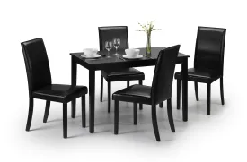 Pair of Hudson Dining Chairs - Black