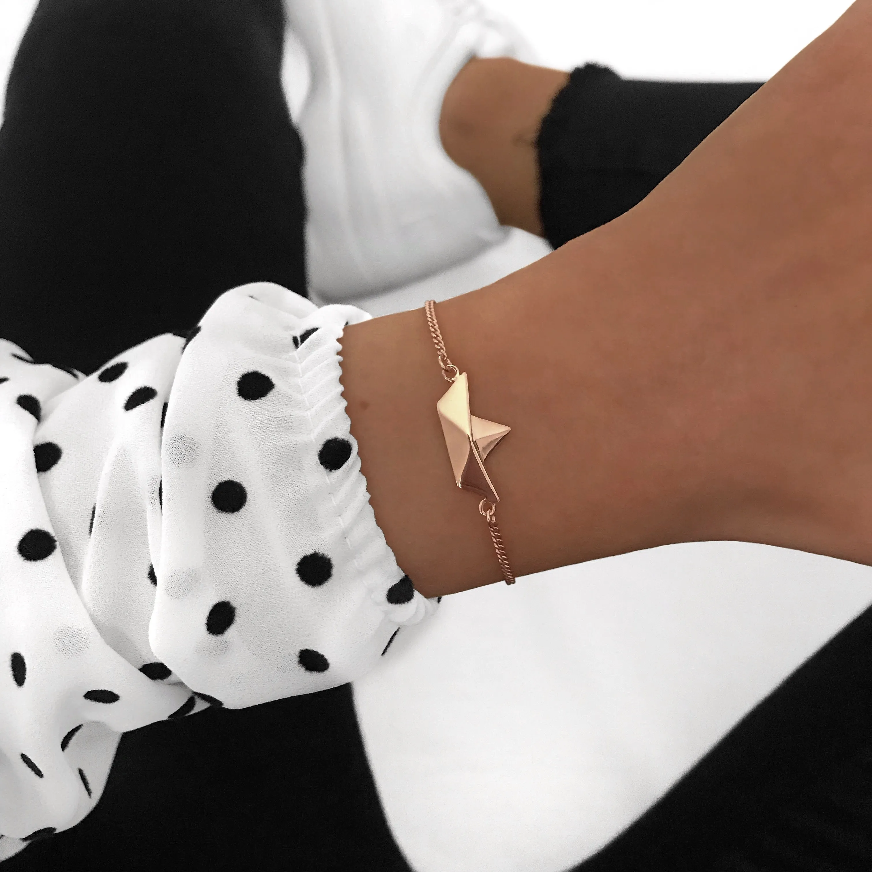 Papership Bracelet Rose Gold plated