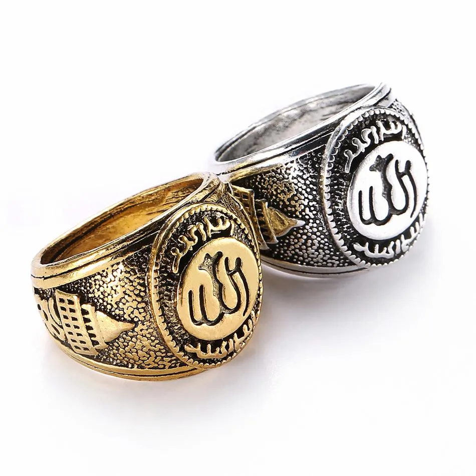 Premium Stainless Steel Arabic Ring