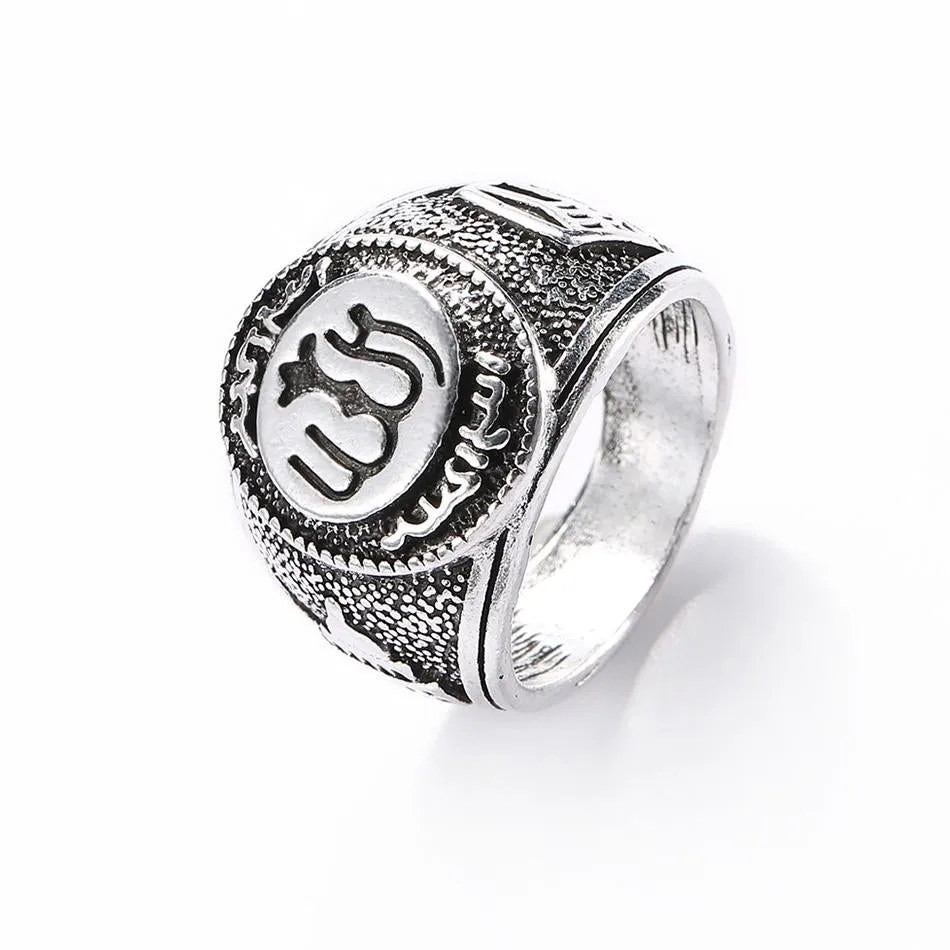 Premium Stainless Steel Arabic Ring