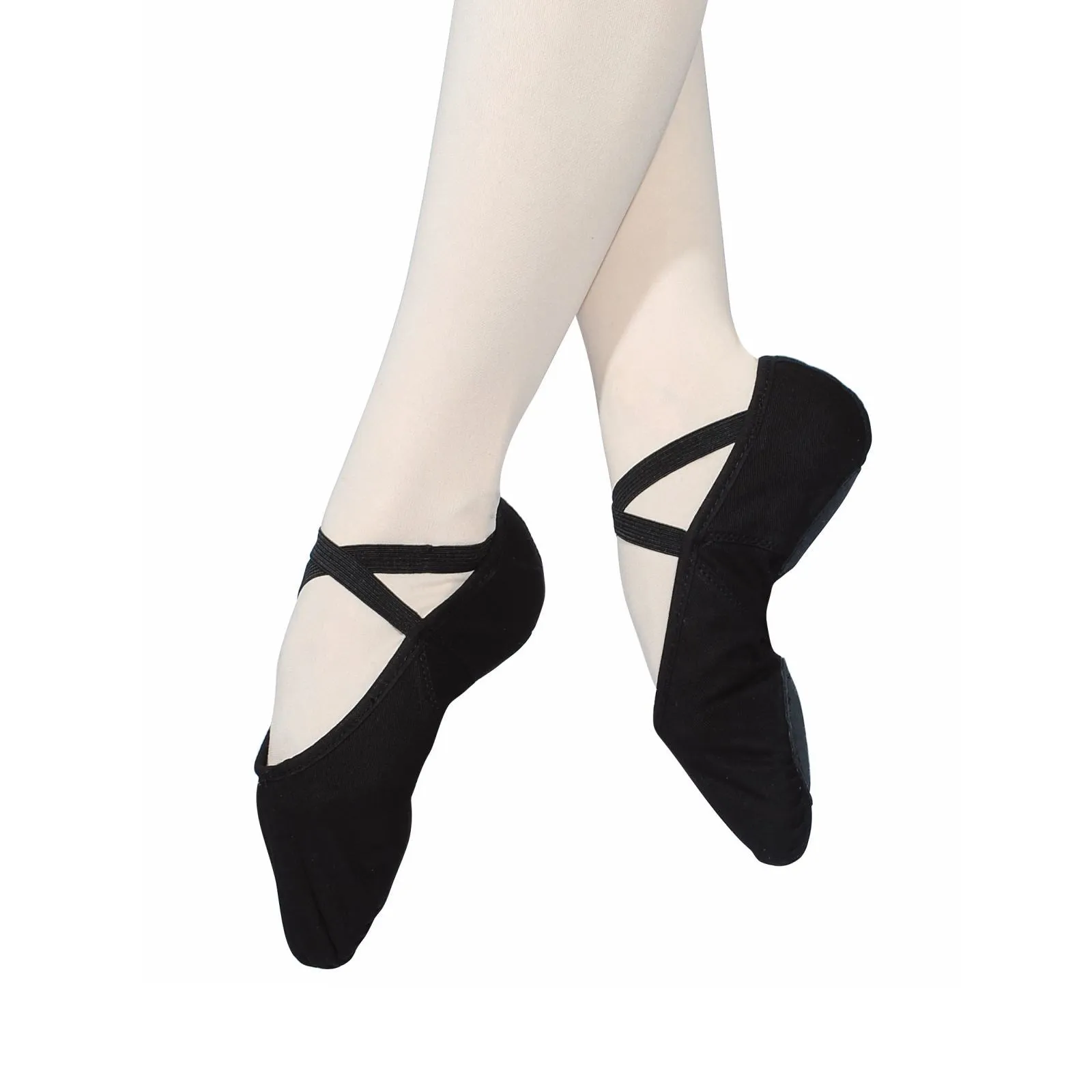 ROCH VALLEY STRETCH CANVAS SPLIT SOLE BALLET SHOE